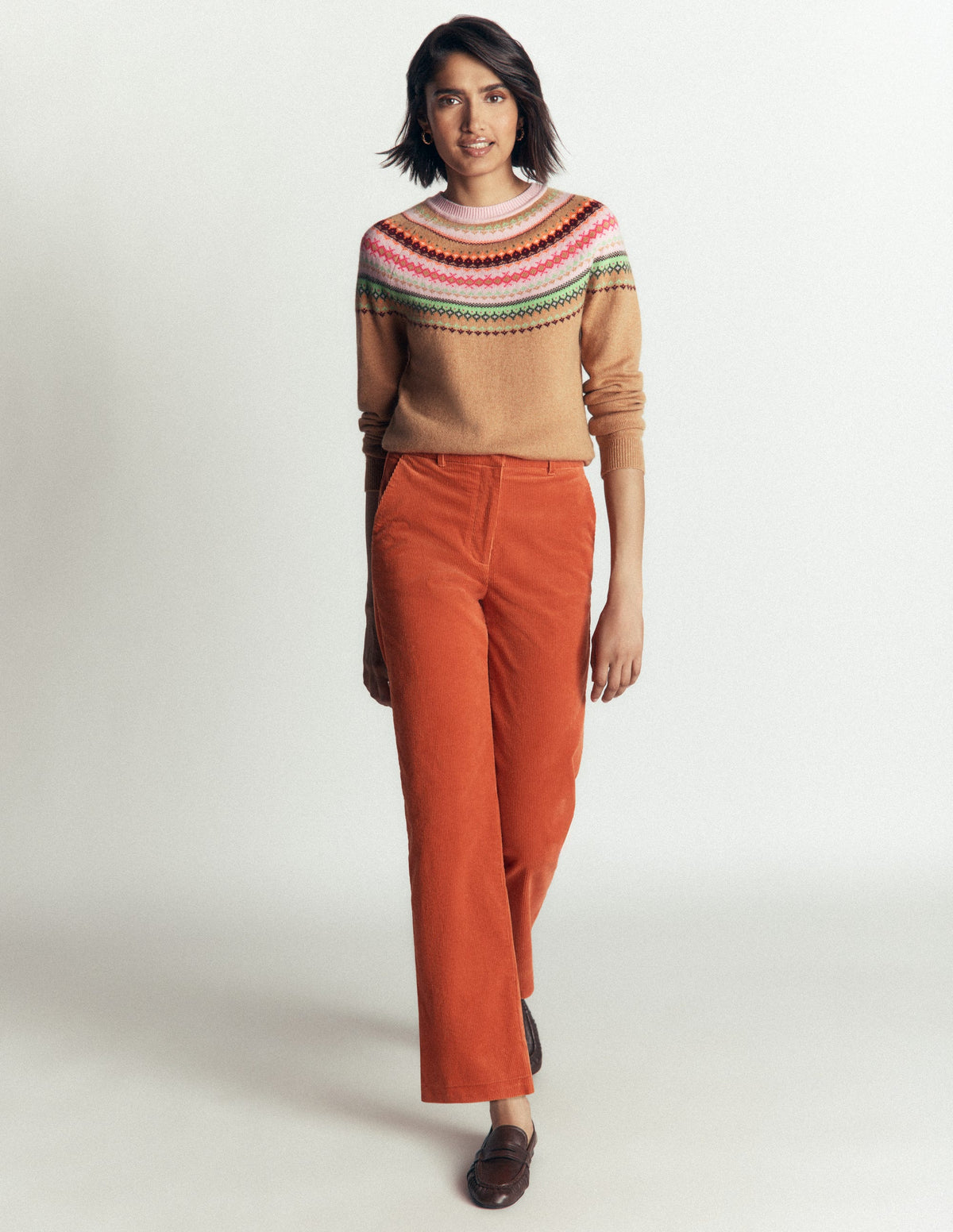 Edie Fair-Isle-Pullover-Camel Fair-Isle-4