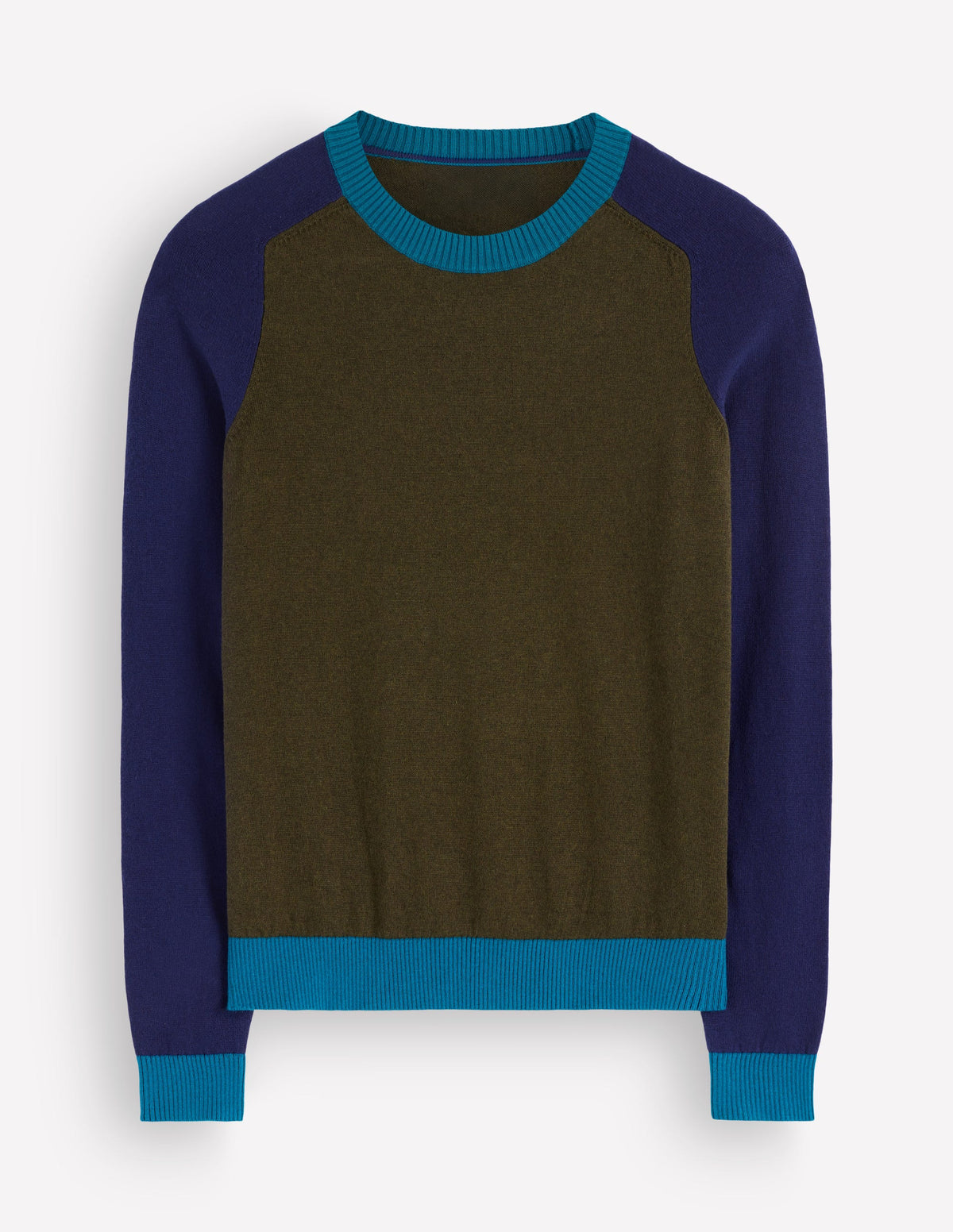 Meg Pullover mit Raglanärmeln-Waldlichtung, Color Blocking - Image 5