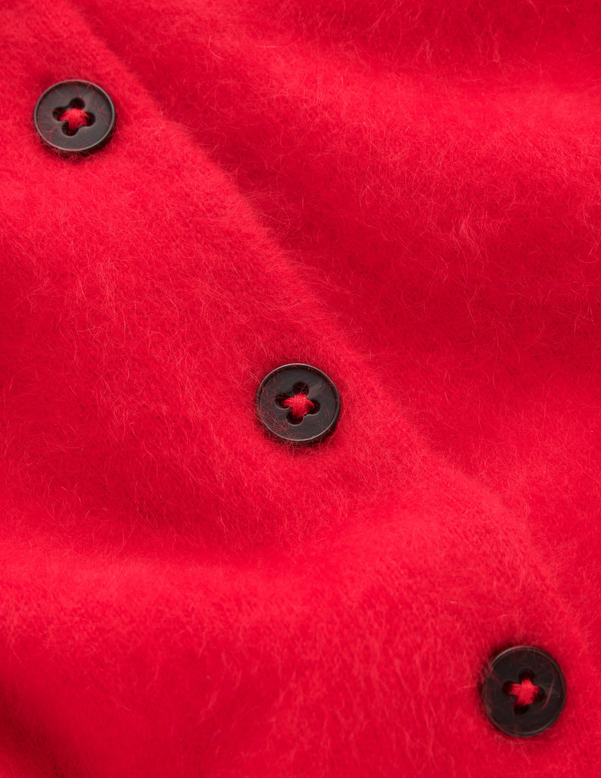 Kat Strickjacke aus gebürstetem Kaschmir-Mohnblumenrot-7