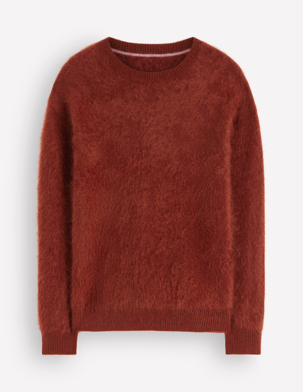 Pull Kat en cachemire brossé-Orange brûlé-5