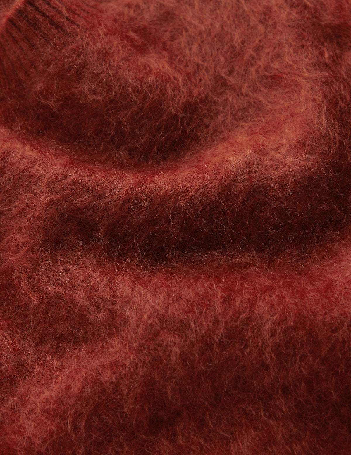 Pull Kat en cachemire brossé-Orange brûlé - Image 6