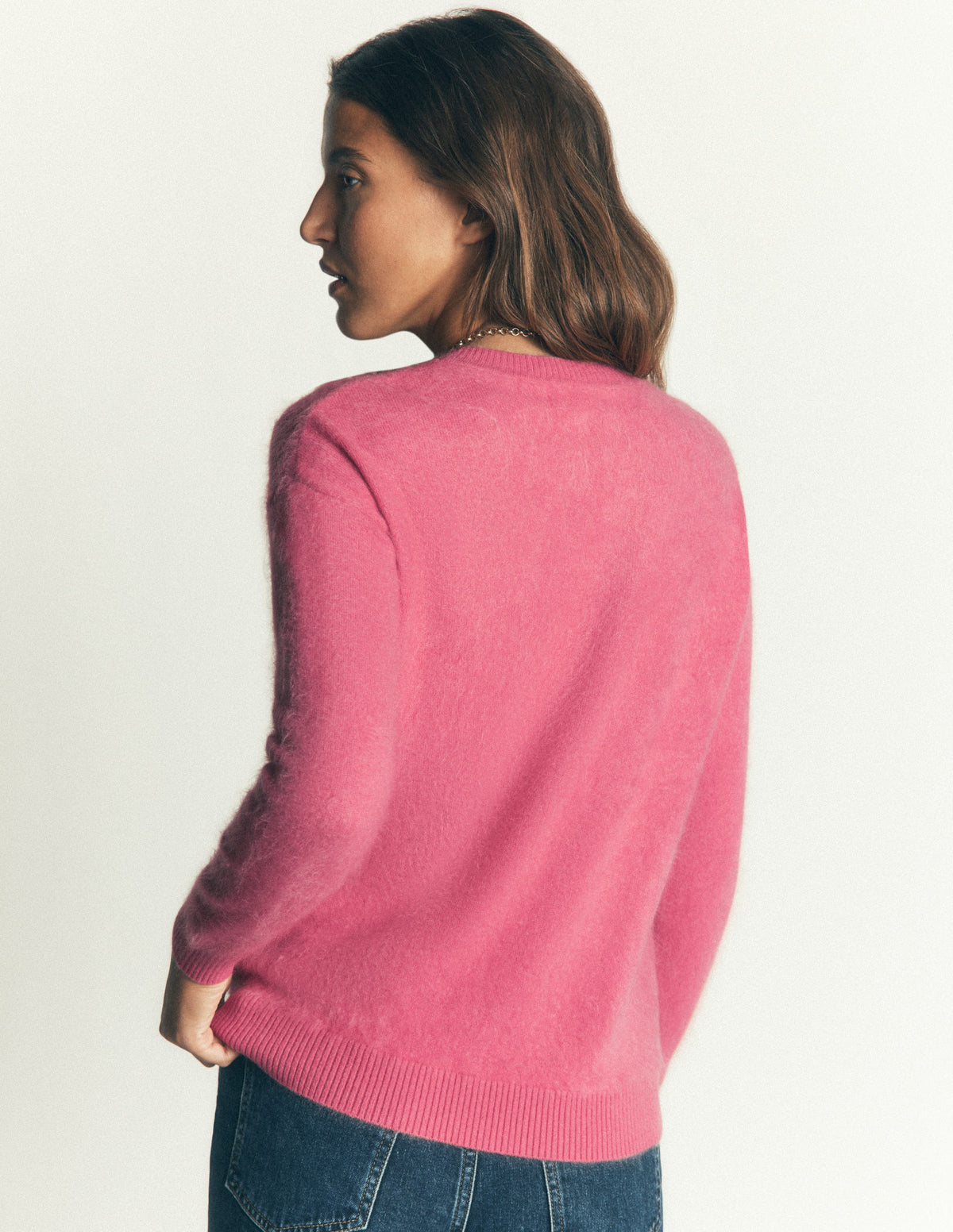 Pull Kat en cachemire brossé-Animals/Stripe-3