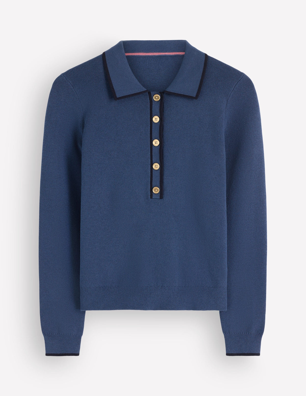 Liz Henley-Pullover-Sanftes Indigoblau - Image 5