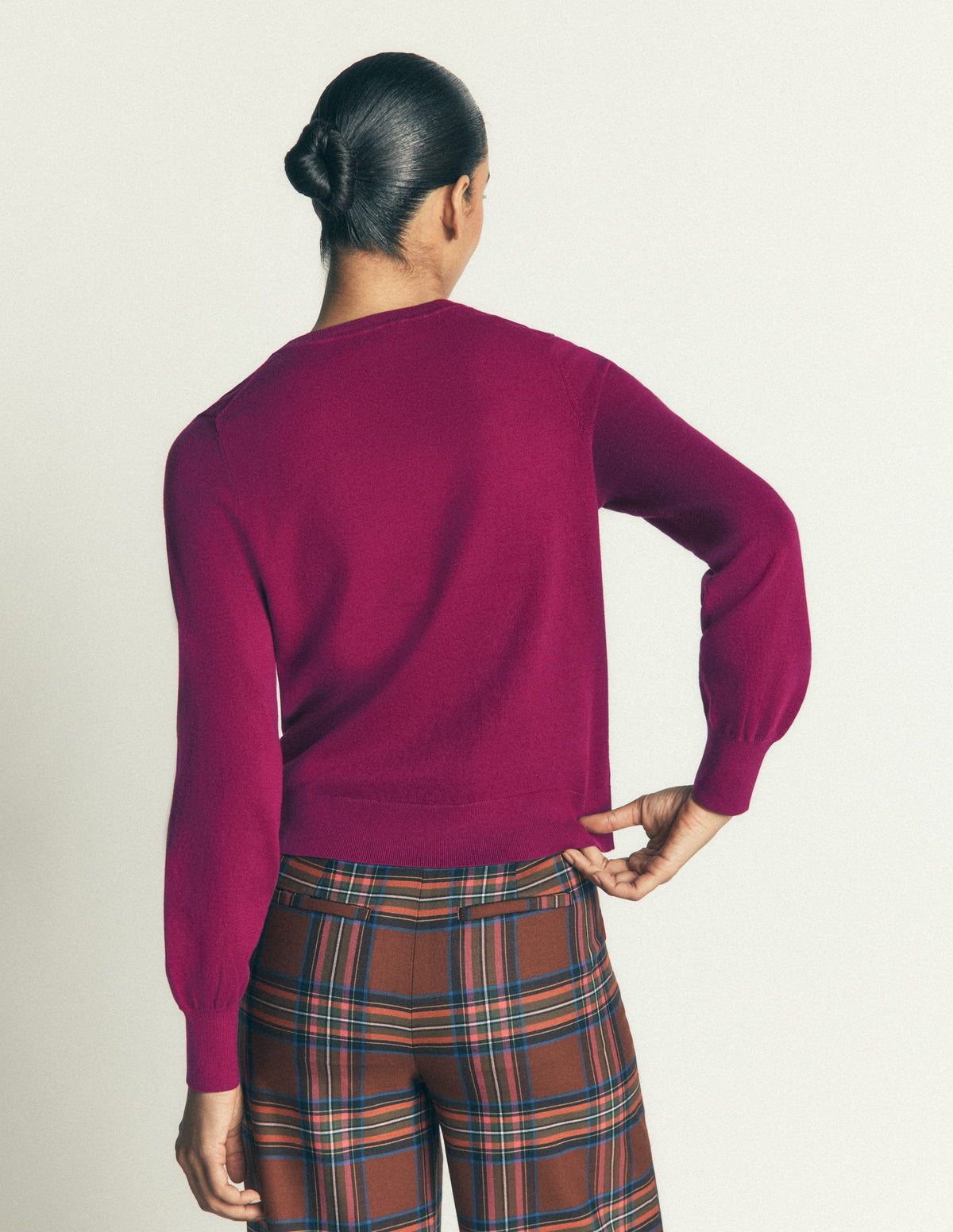Camilla Baumwollpullover mit Rundhalsausschnitt-Zaubertrank-Violett-3