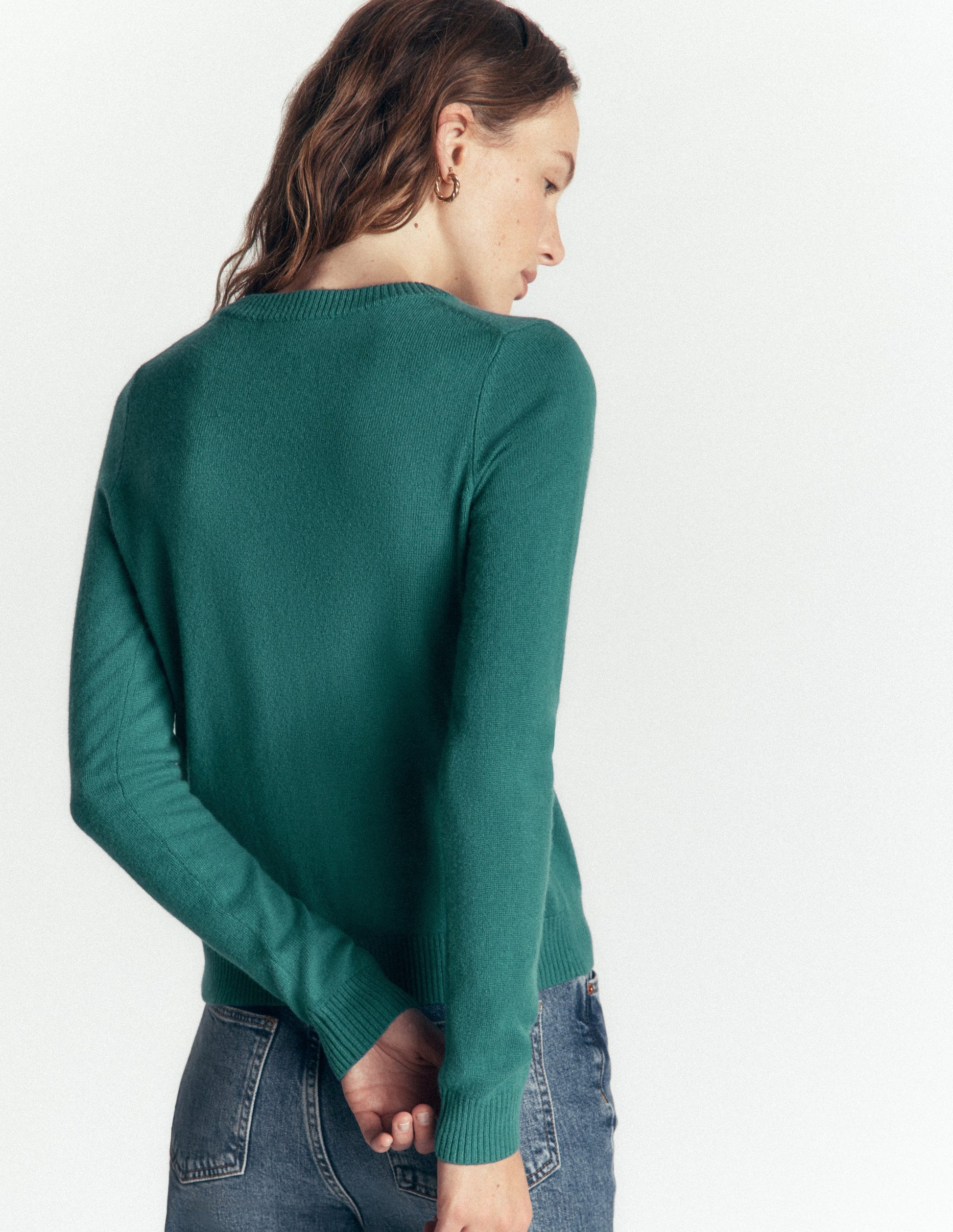 Elsie Kaschmirpullover mit Rundhalsausschnitt-Tiefseetiefe-3