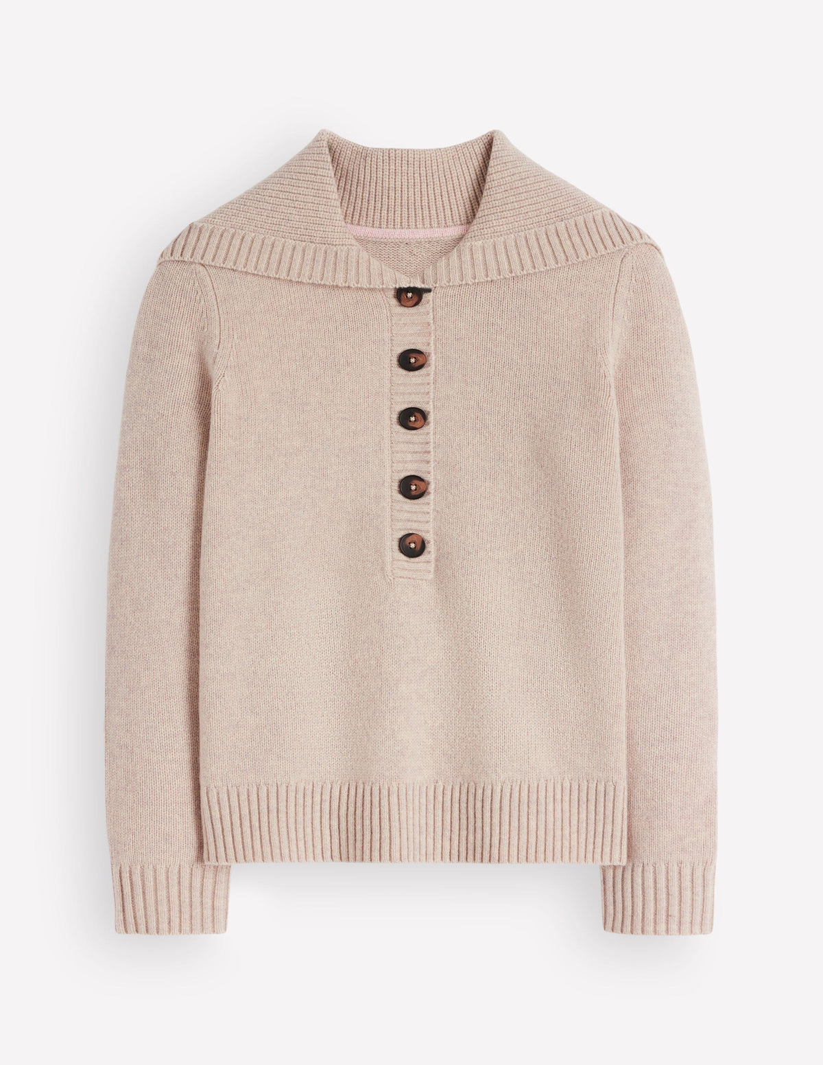 Marta Merino Wool Sailor Top-Barley - Image 6