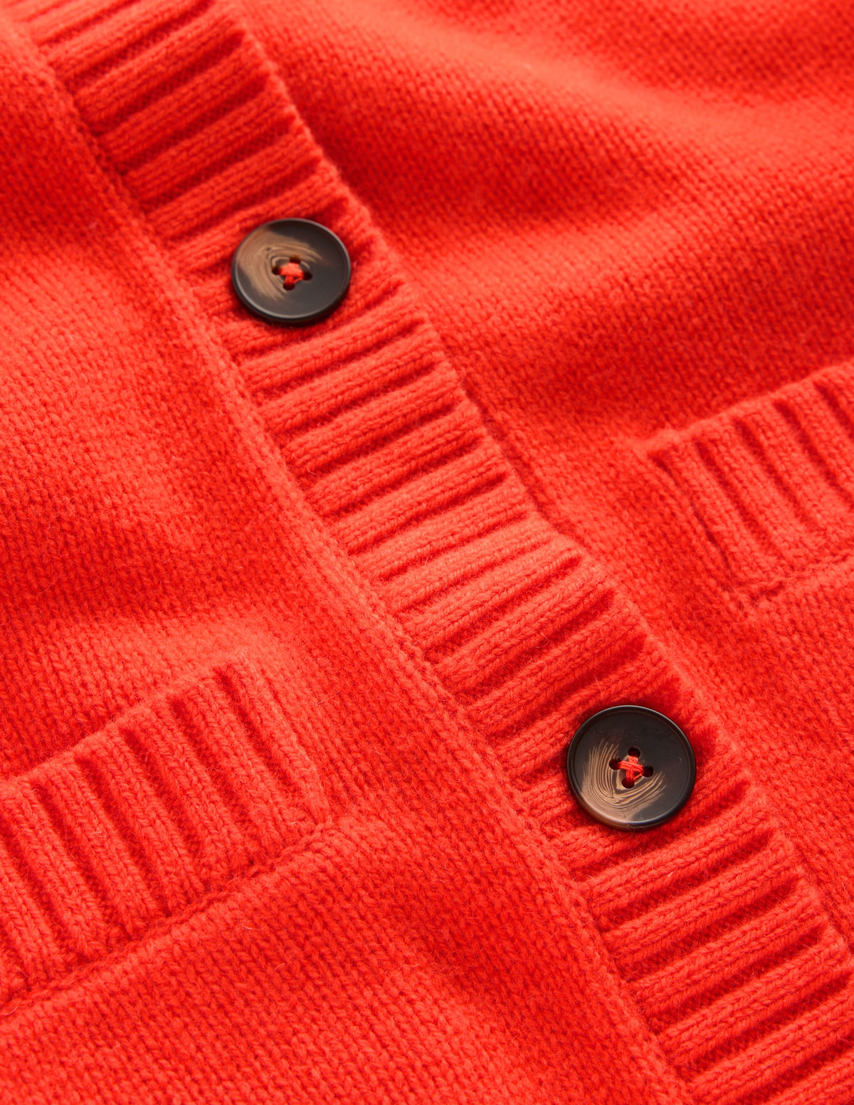 Marta Strickjacke aus Merinowolle-Abendrot-Orange - Image 6