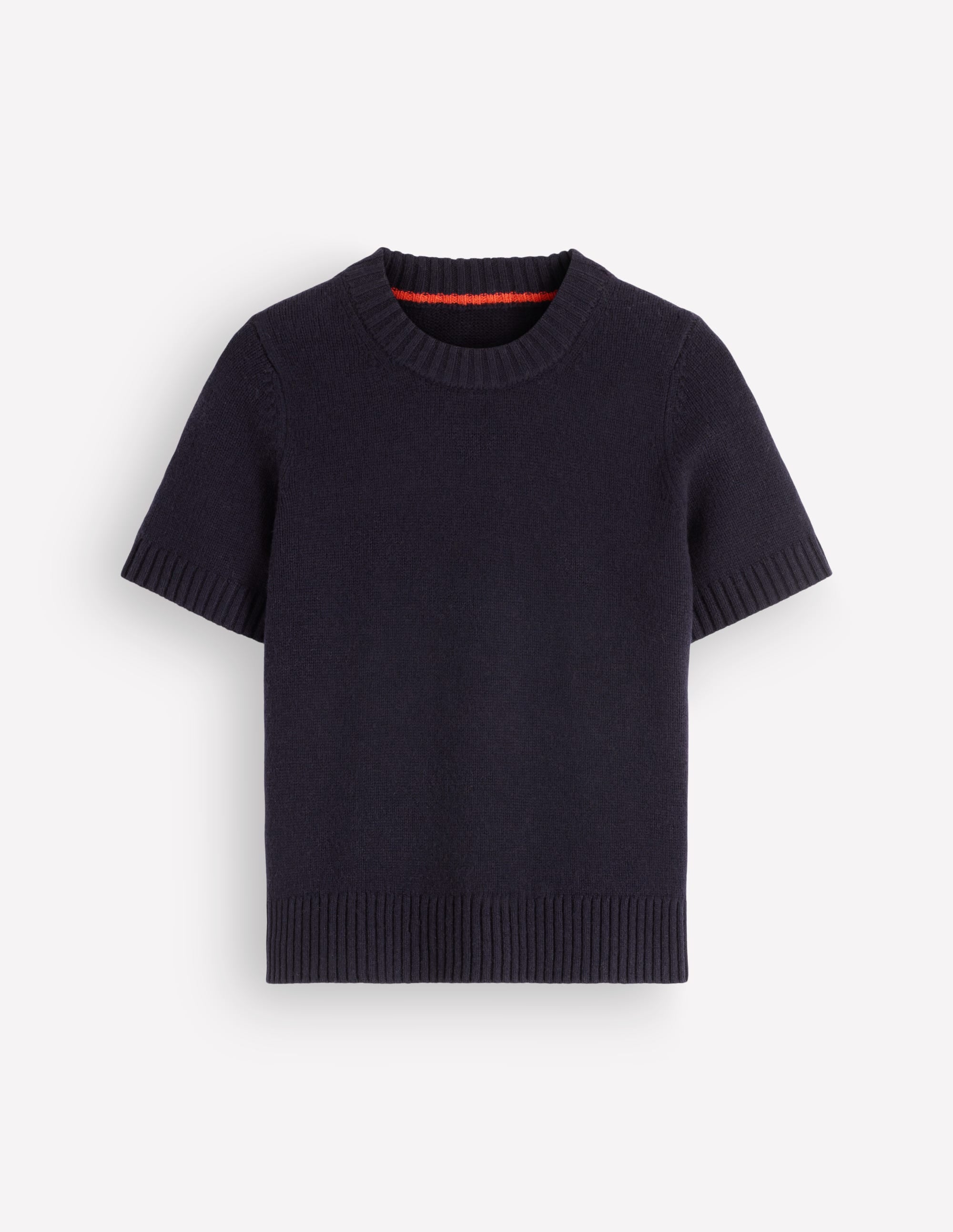 Marta T-Shirt aus Merinowolle-Marineblau - Image 6