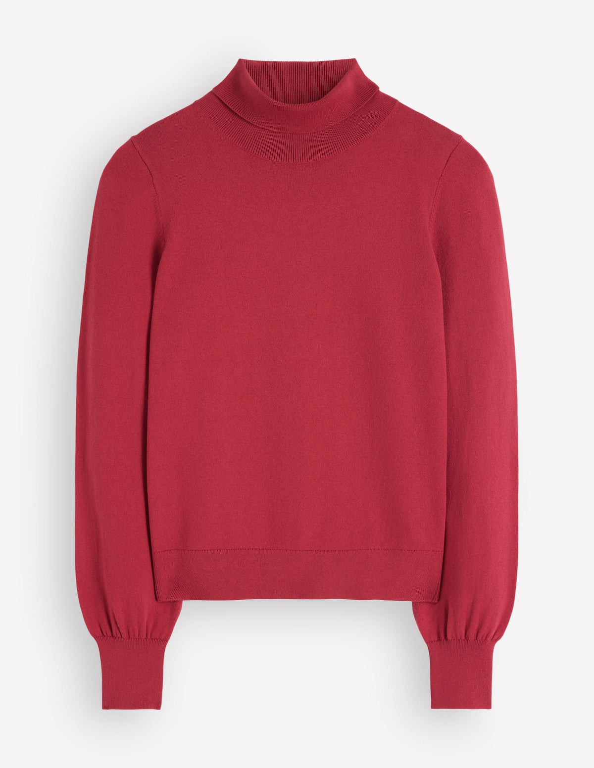 Camilla Rollkragenpullover-Erdiges Rot-5