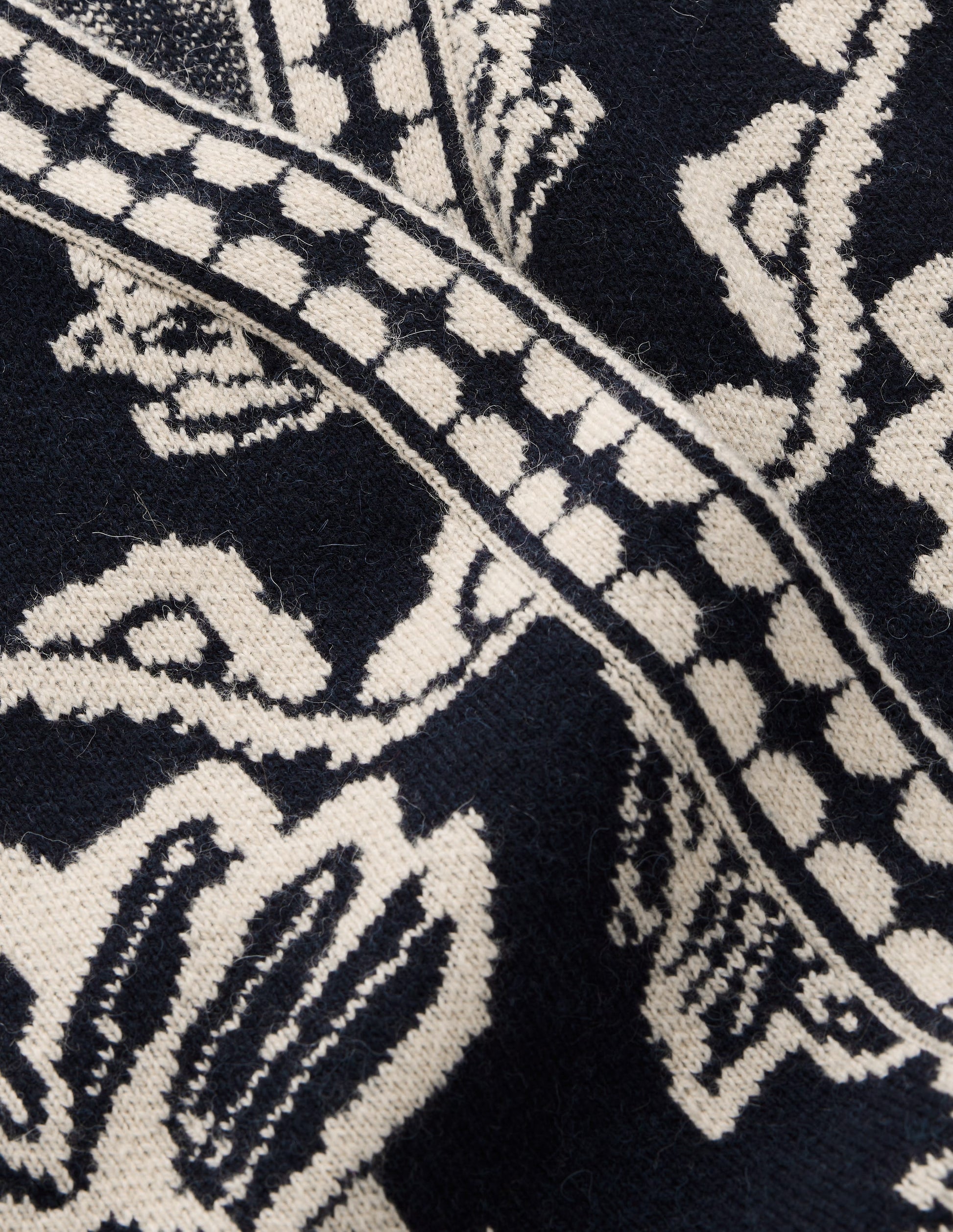 Wickelstrickjacke mit Gürtel-Marineblau-7