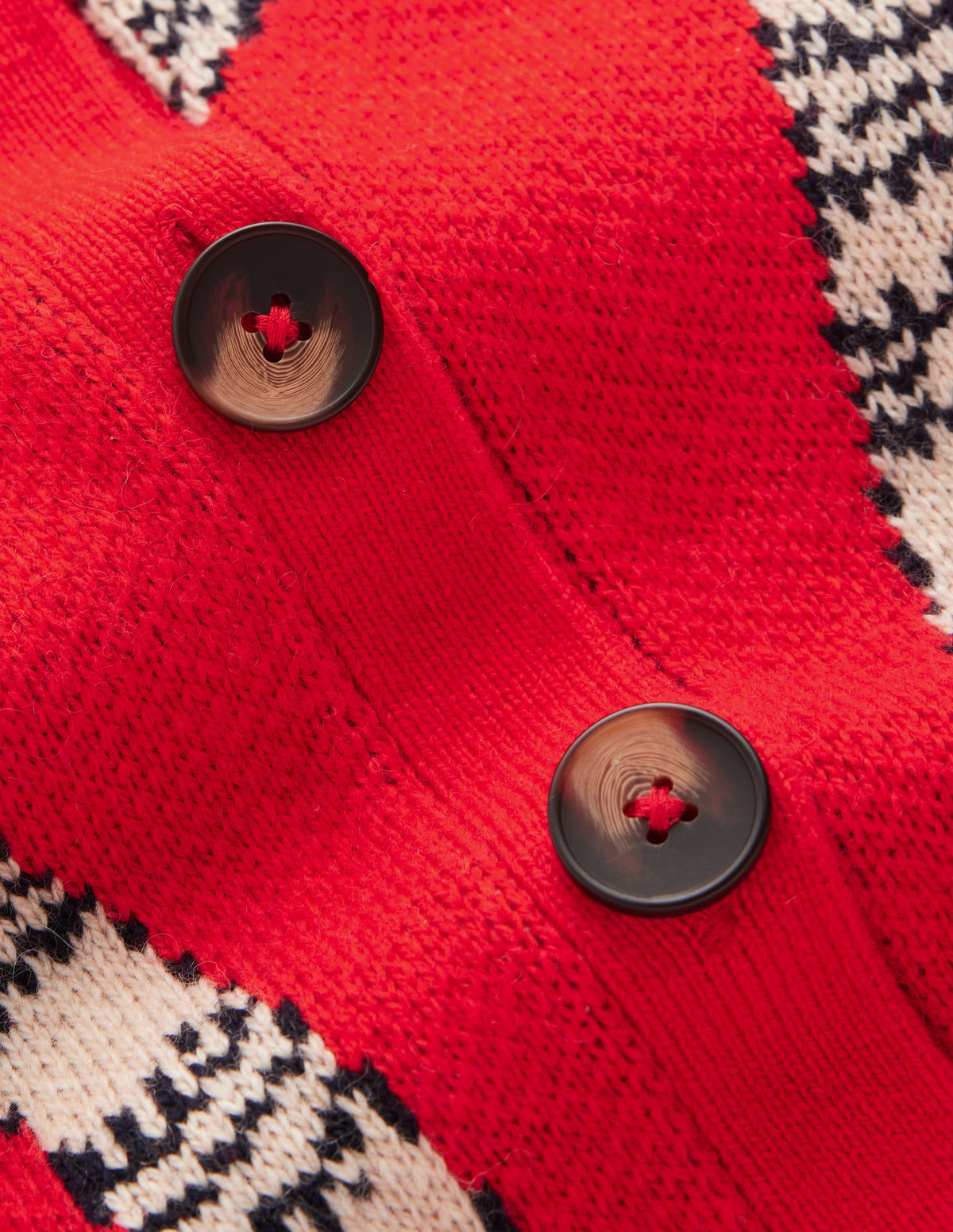 Jemma Jacquard-Strickjacke-Merida Rot Palmenbaum - Image 8