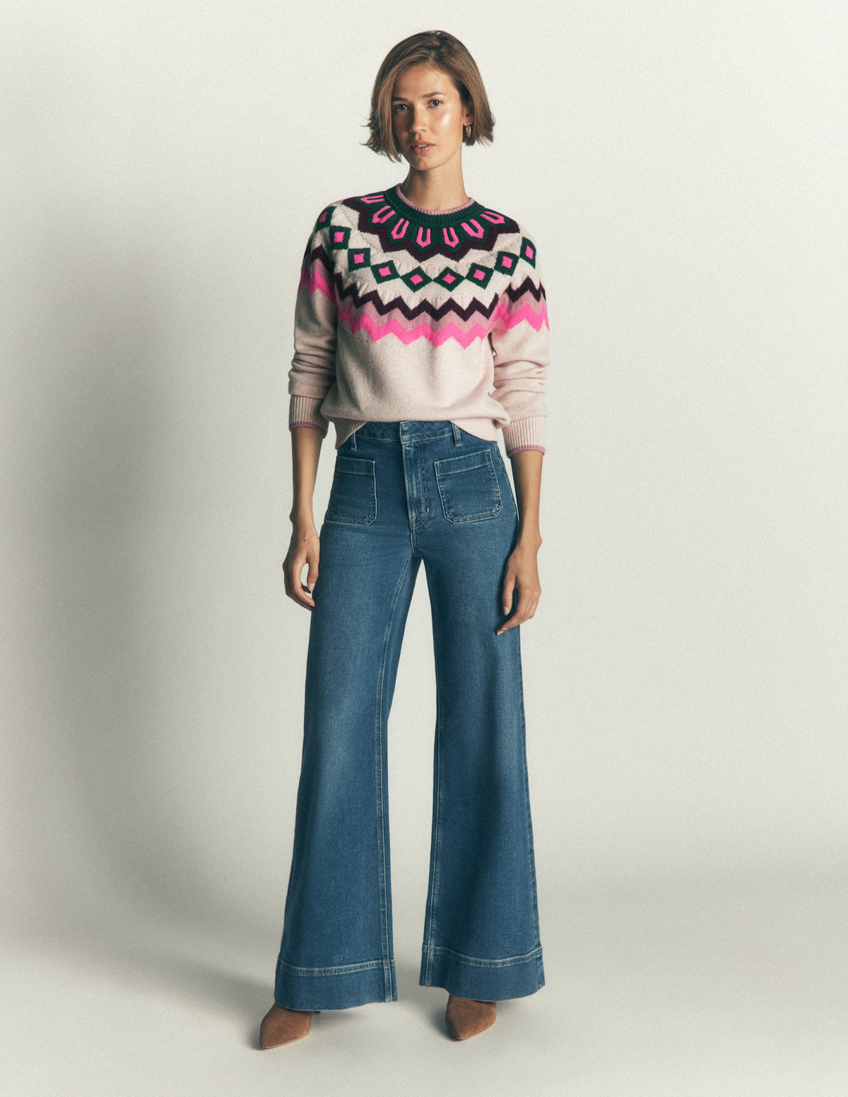 Mae Fair-Isle-Strickpullover-Nerz, Fair-Isle - Image 5