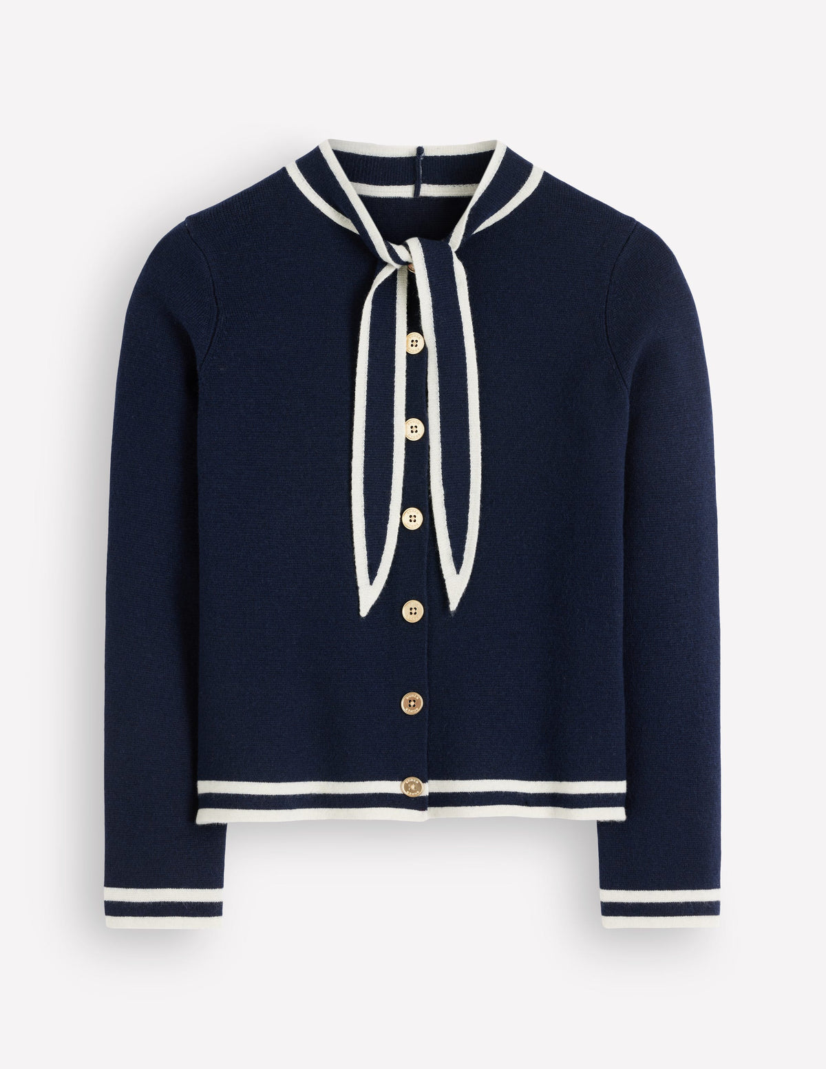 Milano Jacke zum Binden-Marineblau - Image 6