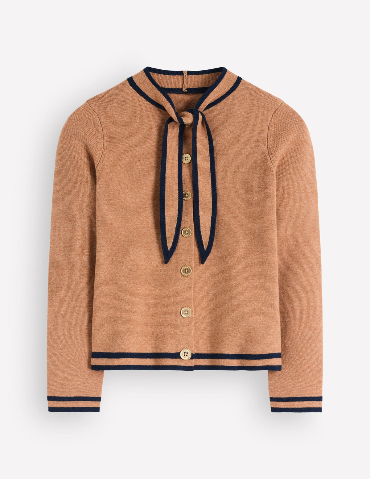 Milano Jacke zum Binden-Kamelbraun - Image 6
