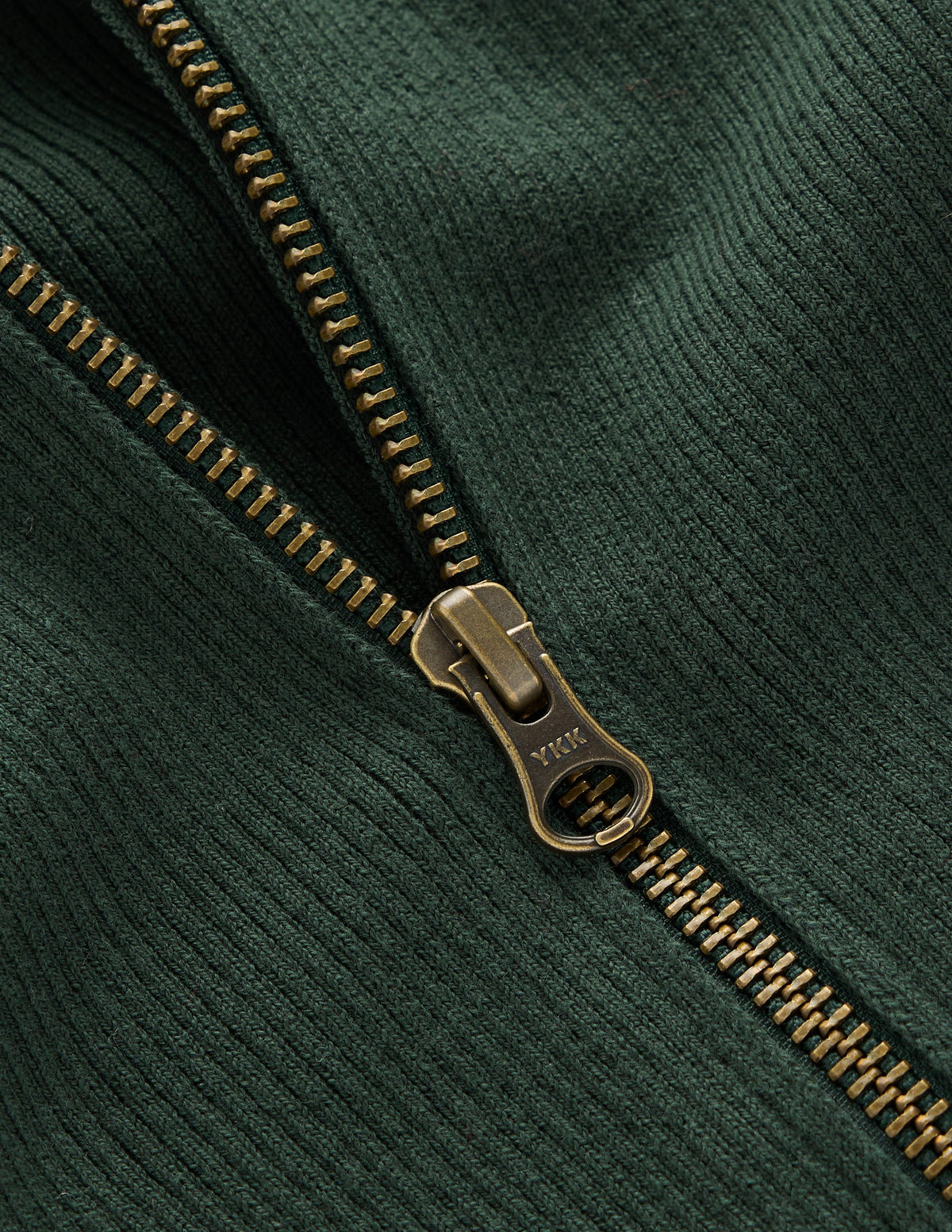 Zelda Rippstrickpullover mit Halbreißverschluss-Waldlichtung - Image 6