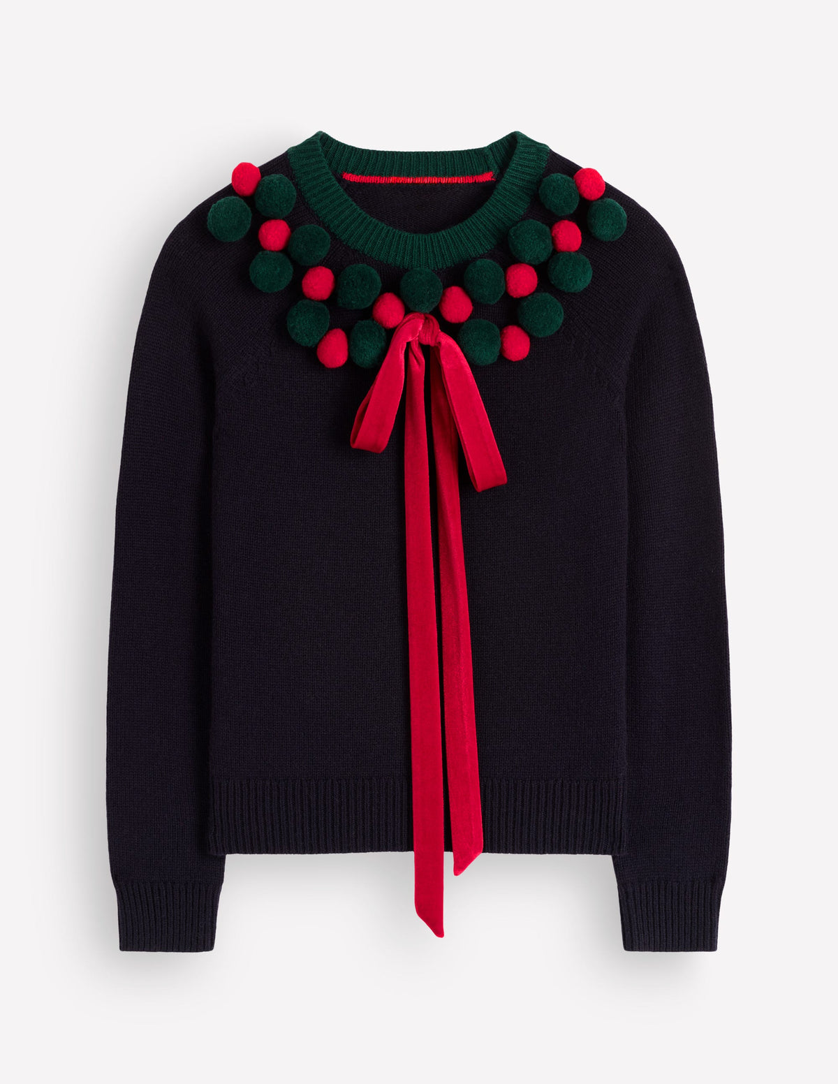 Mae Origineller Pullover-Marineblau Kranz-6