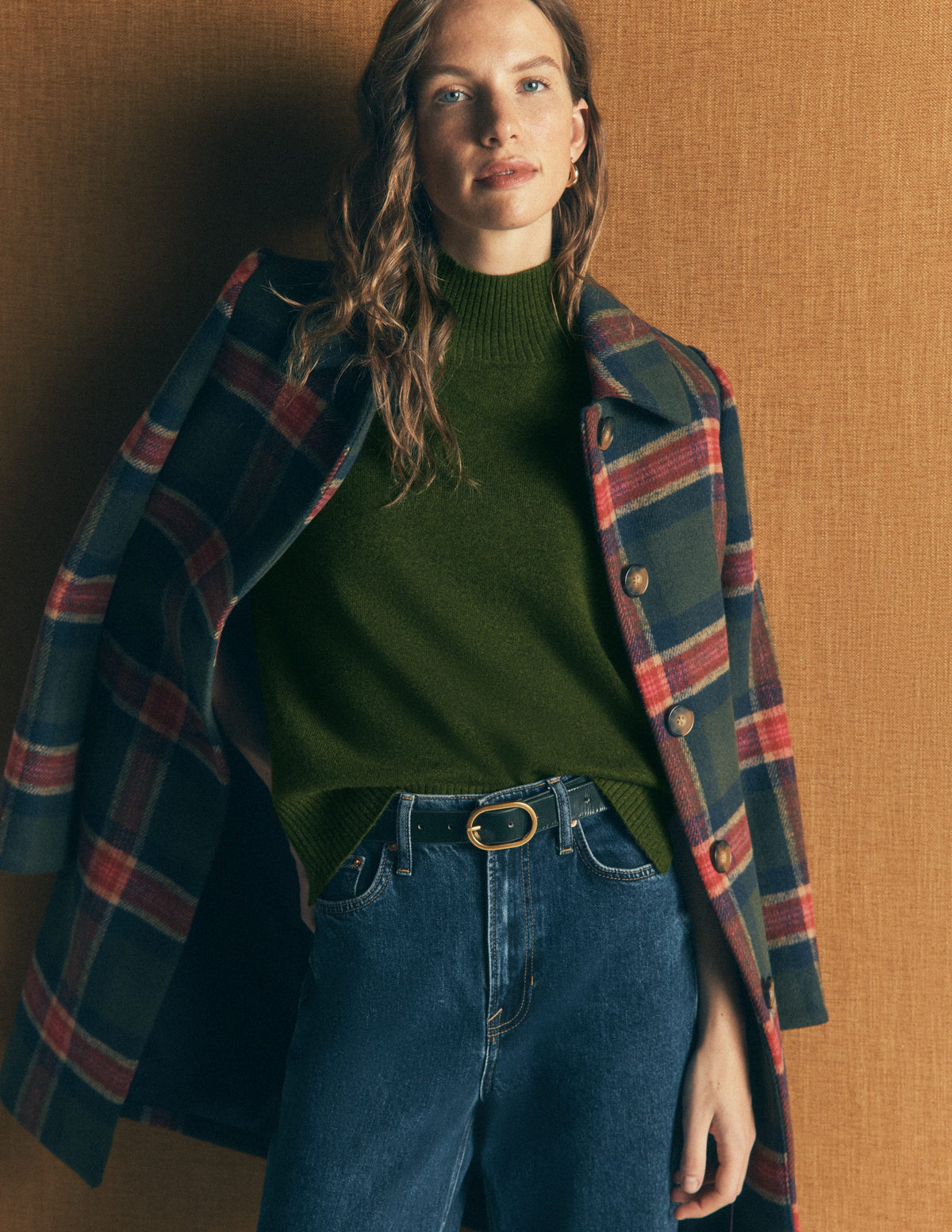 Fay Hochgeschlossener Kaschmirpullover-Kohlblatt Meliert-1