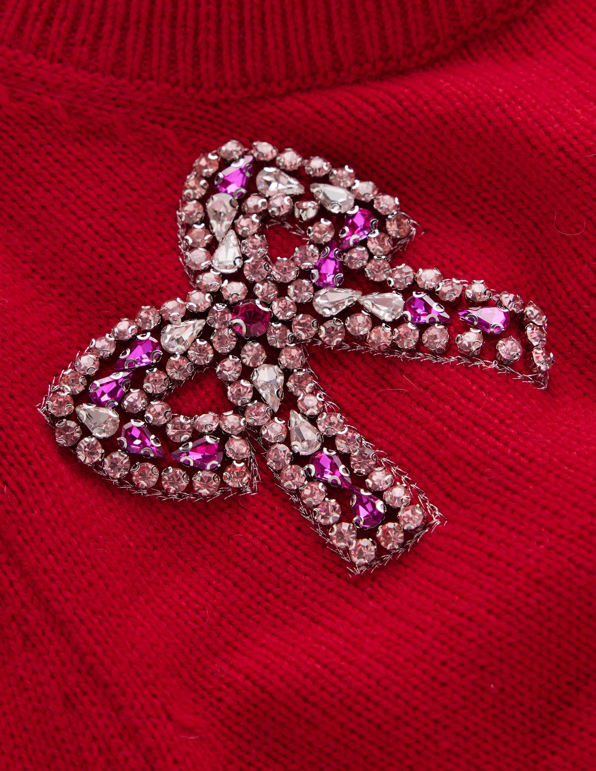 Pull Ria ornementé-Noël rouge - Image 7
