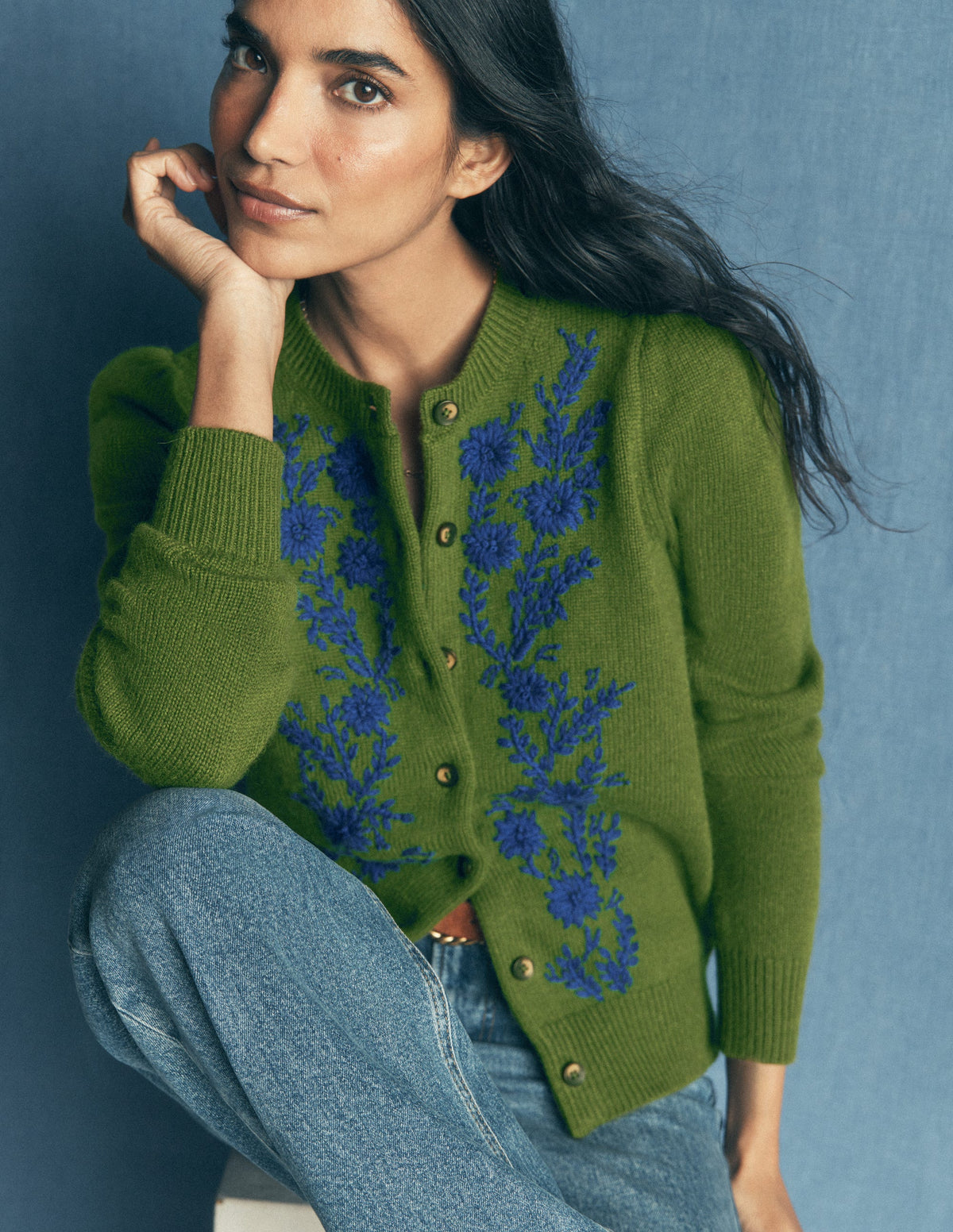 Strickjacke mit Stickerei-Schnittlauch - Image 2