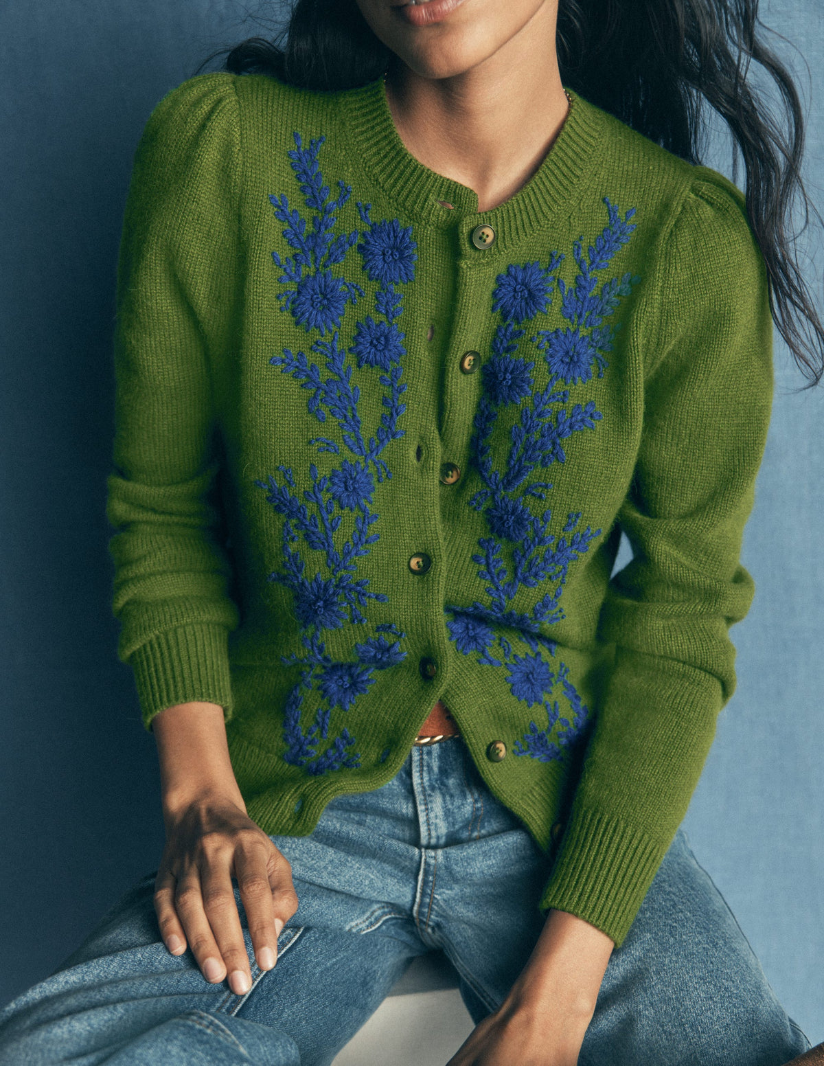 Strickjacke mit Stickerei-Schnittlauch - Image 3