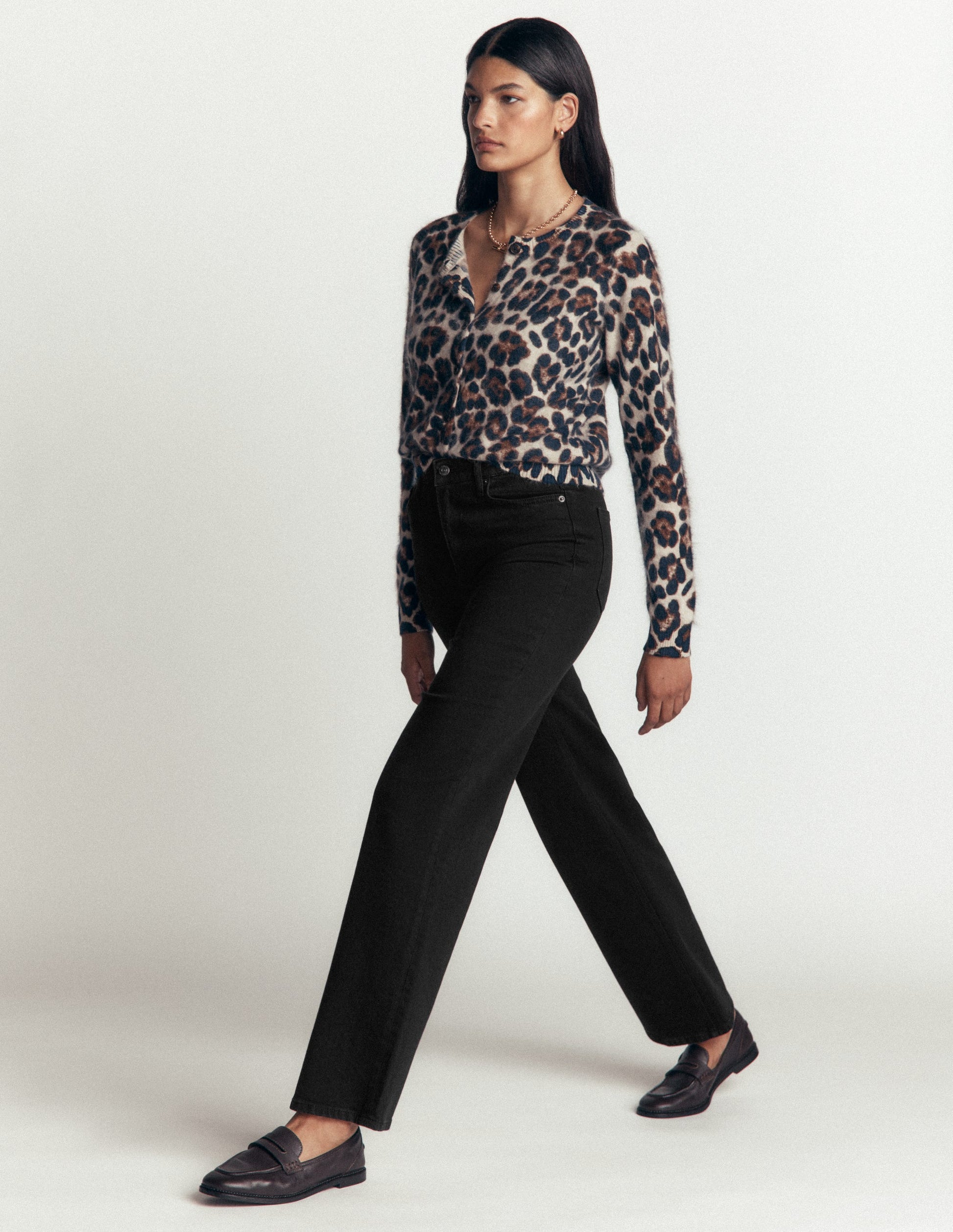 Jean droit taille haute-Noir-1