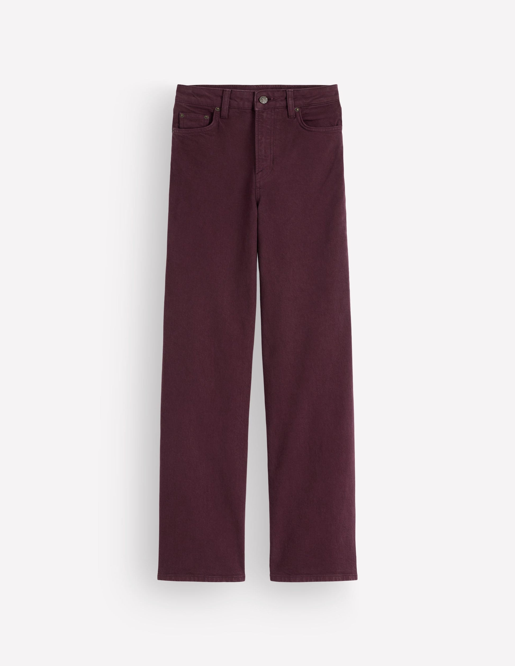 Jeans mit hohem Bund und geradem, weitem Bein-Weinprobe-6