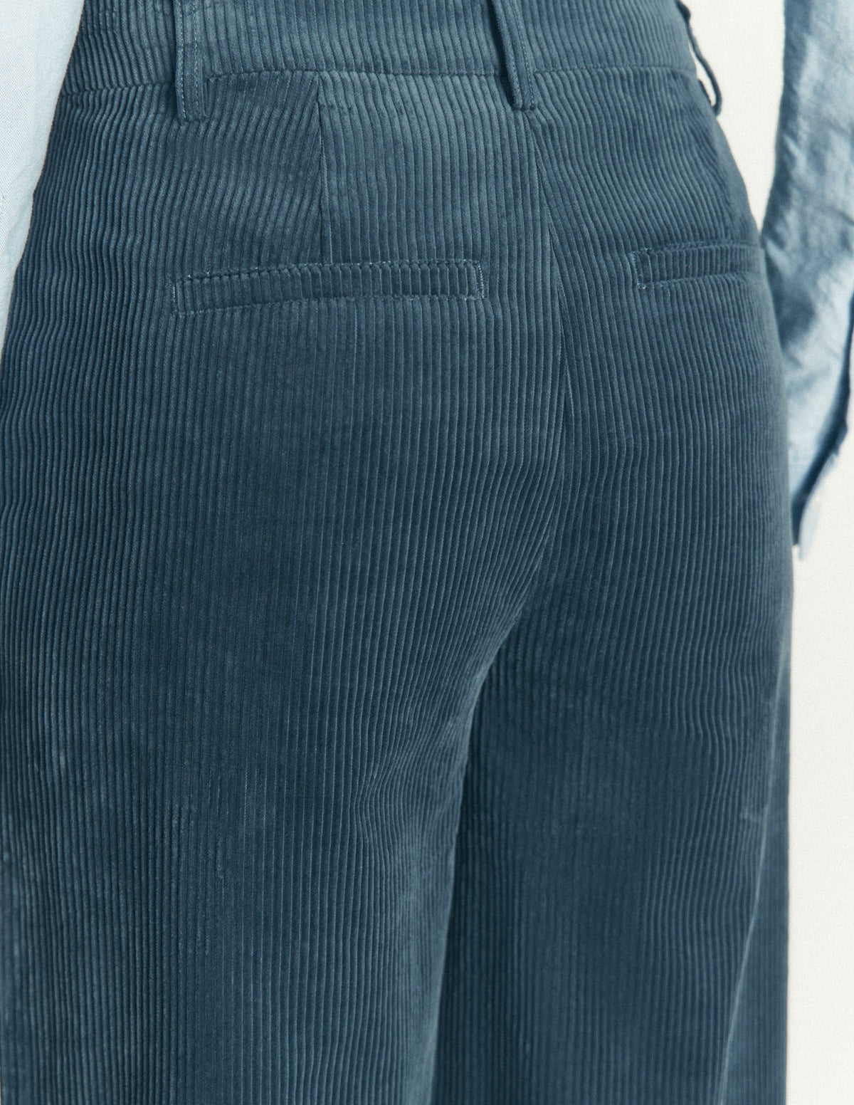 Belgravia Hose aus Jumbo-Cord-Graublau - Image 2
