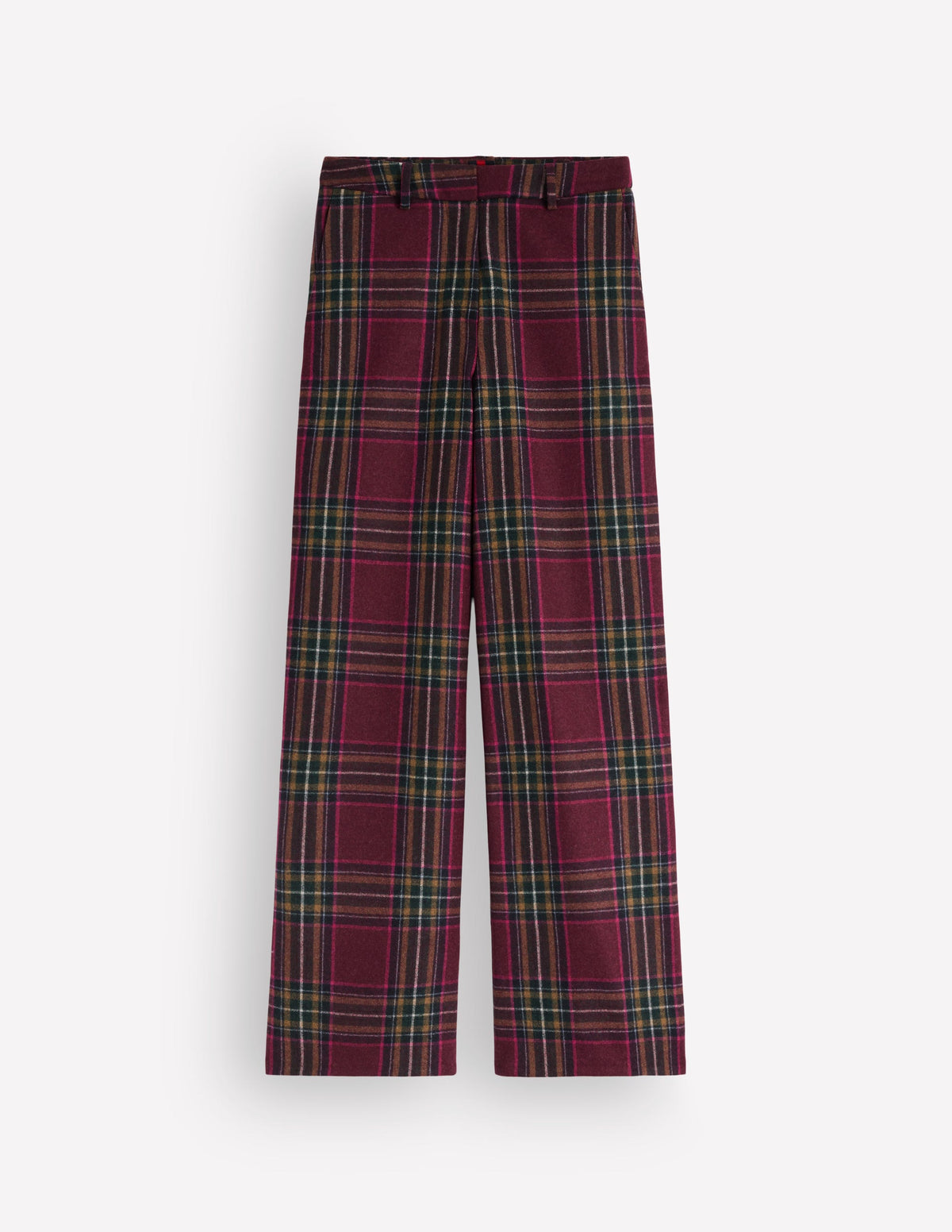 Belgravia Hose aus Wollmischung-Kastanienbraun Und Olivgrün Kariert - Image 6