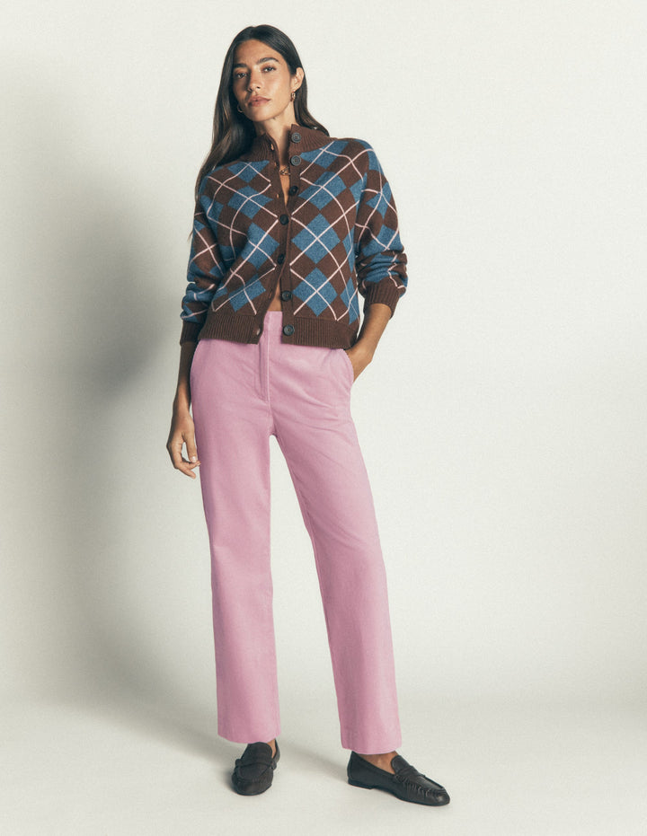 Canonbury Cordhose-Rosa Violett