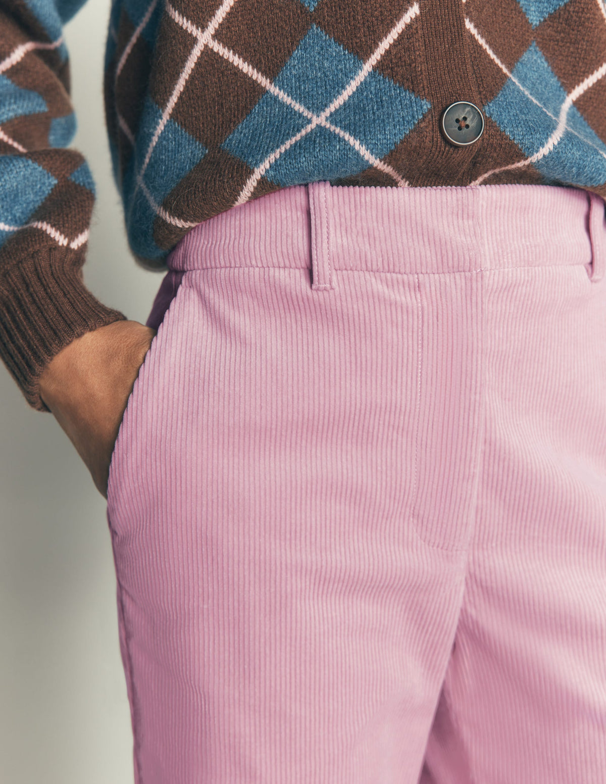 Canonbury Cordhose-Rosa Violett - Image 2