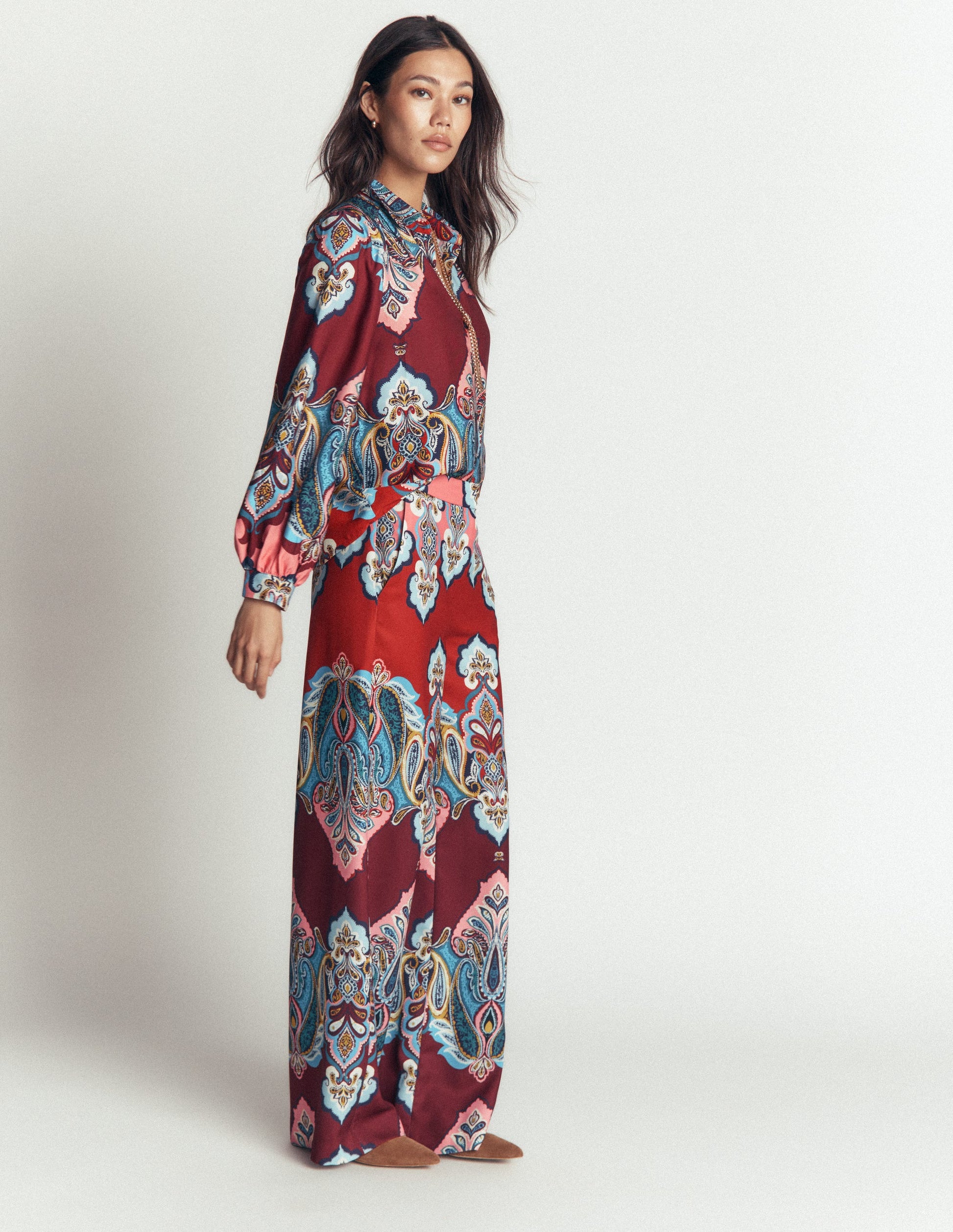 Belgravia Hose für besondere Anlässe-Bunt, Knalliges Paisleymuster-3