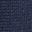 Gestrickter Ottoman-Midirock-Marineblau