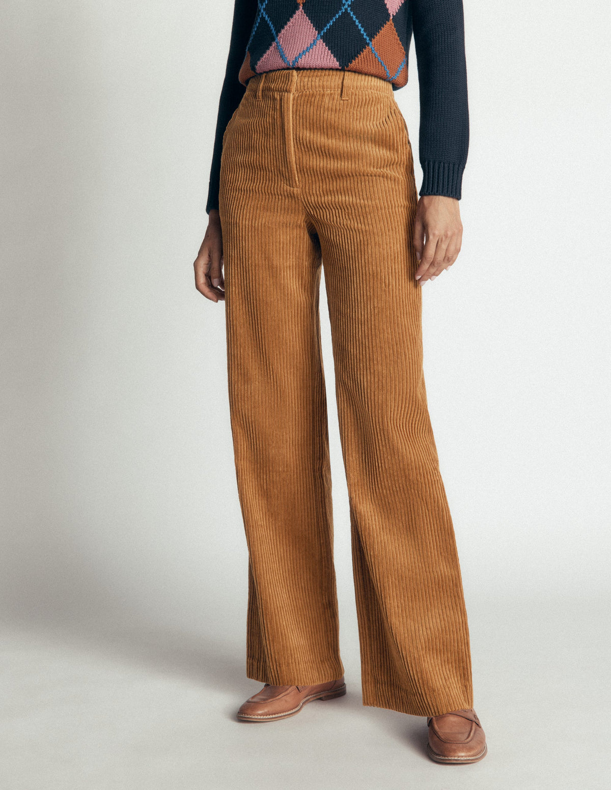 Fitzrovia Cord-Säulenhose-Lebkuchen - Image 4
