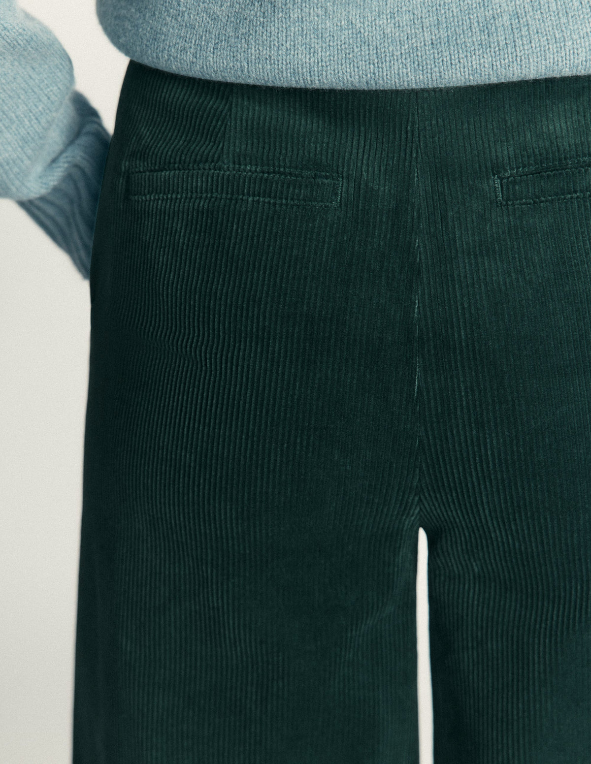 Belgravia Cordhose-Mitternachtsblaugrün - Image 5