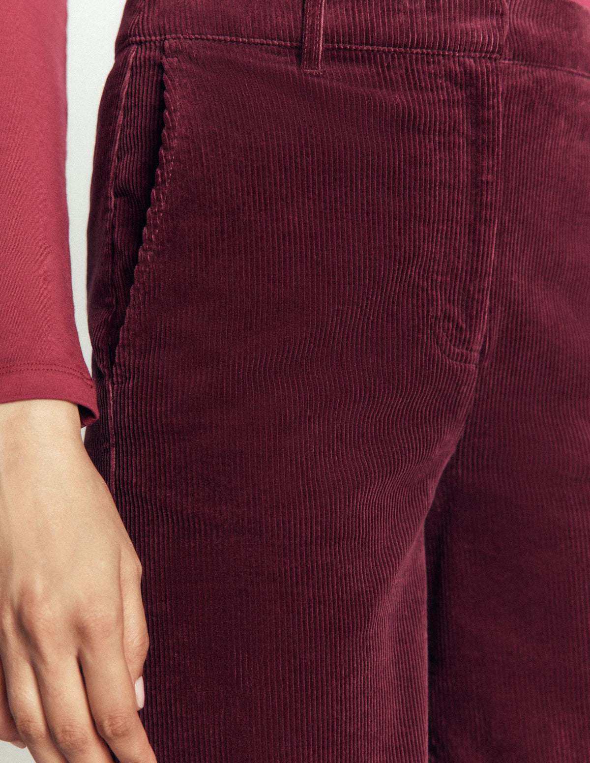 Belgravia Cordhose-Dunkles Purpur-2