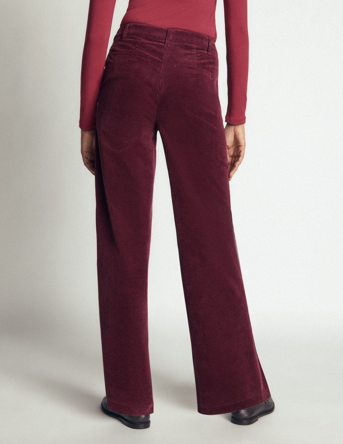 Belgravia Cordhose-Dunkles Purpur - Image 3