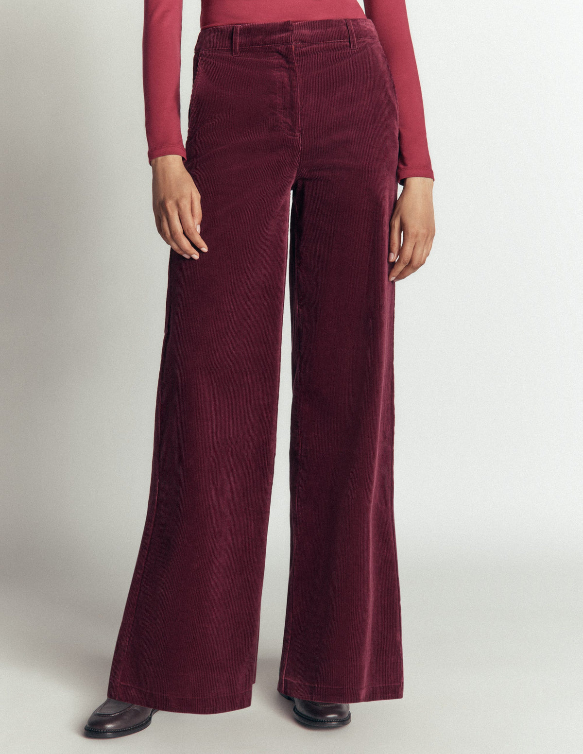 Belgravia Cordhose-Dunkles Purpur-4