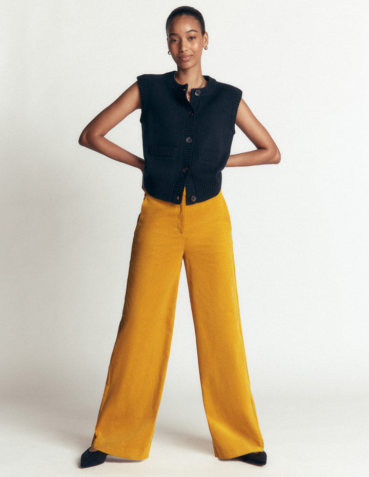 Belgravia Cordhose-Goldenes Roggenfeld