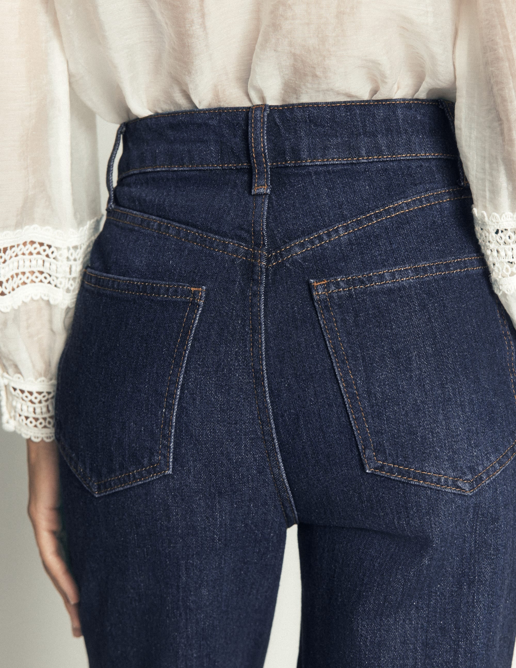 Jean fuselé-Indigo - Image 5