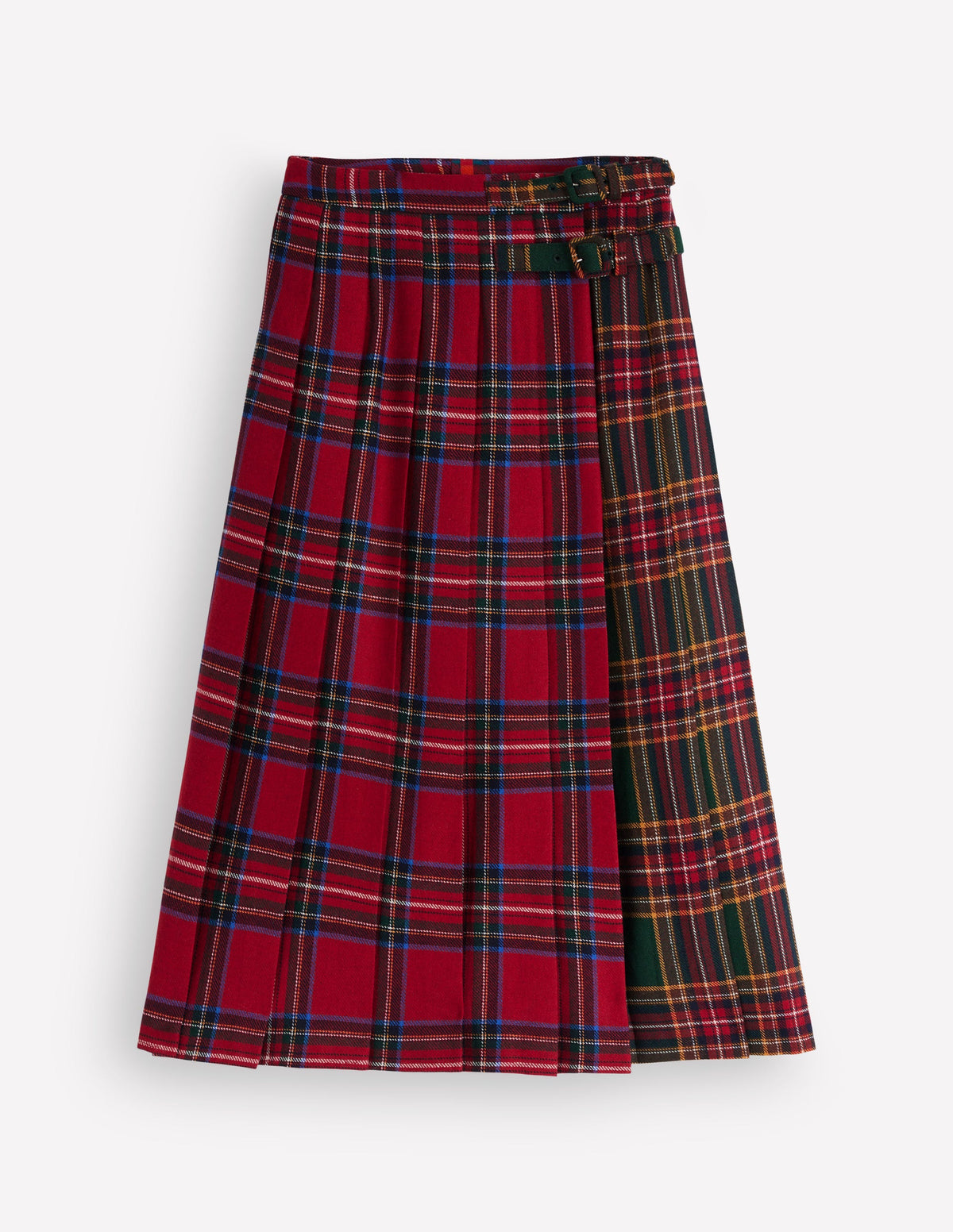 Plissierter Midi-Kilt-Kuddelmuddel-Karo - Image 7