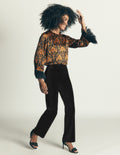 Canonbury Samthose-Schwarz