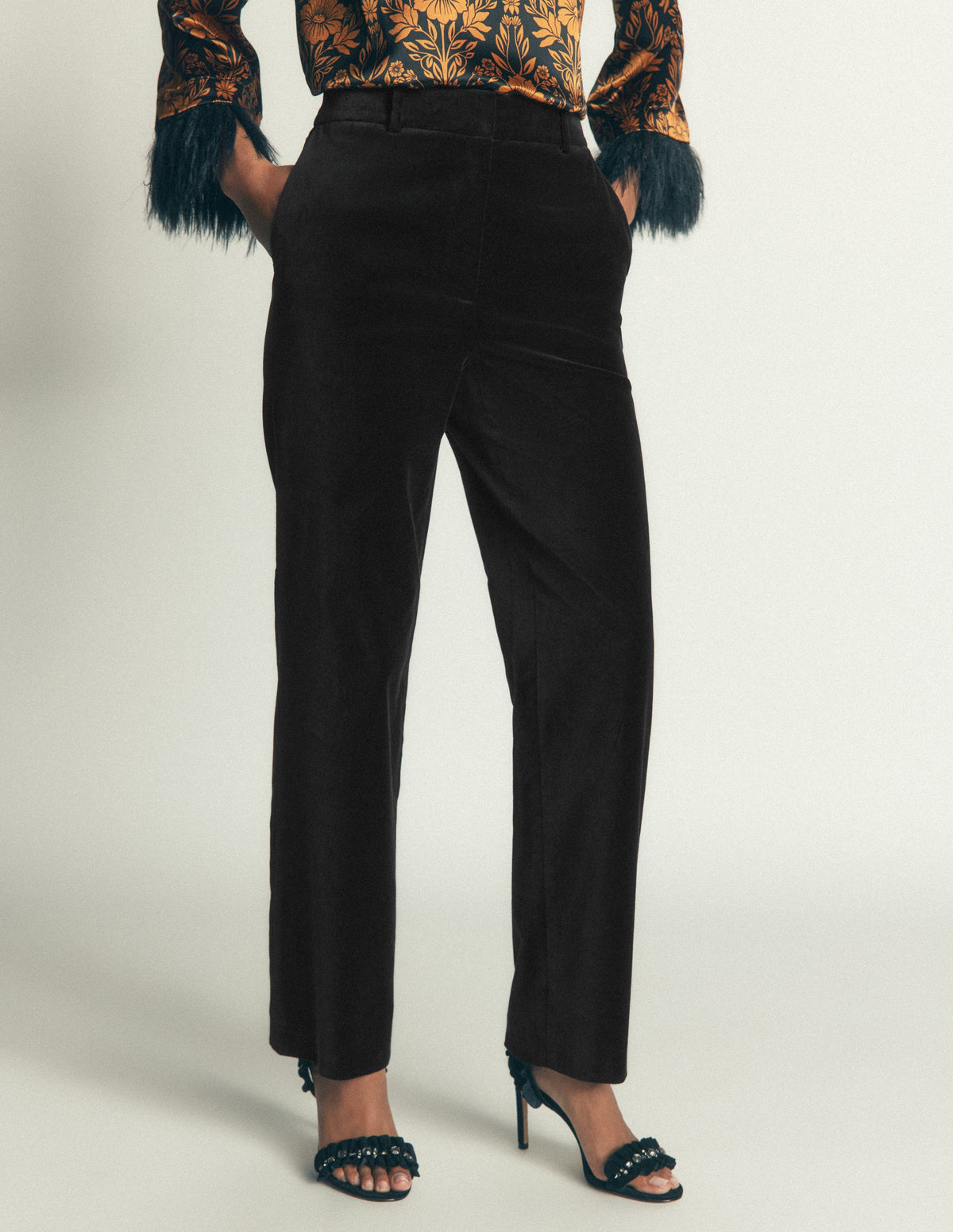 Canonbury Samthose-Schwarz - Image 4