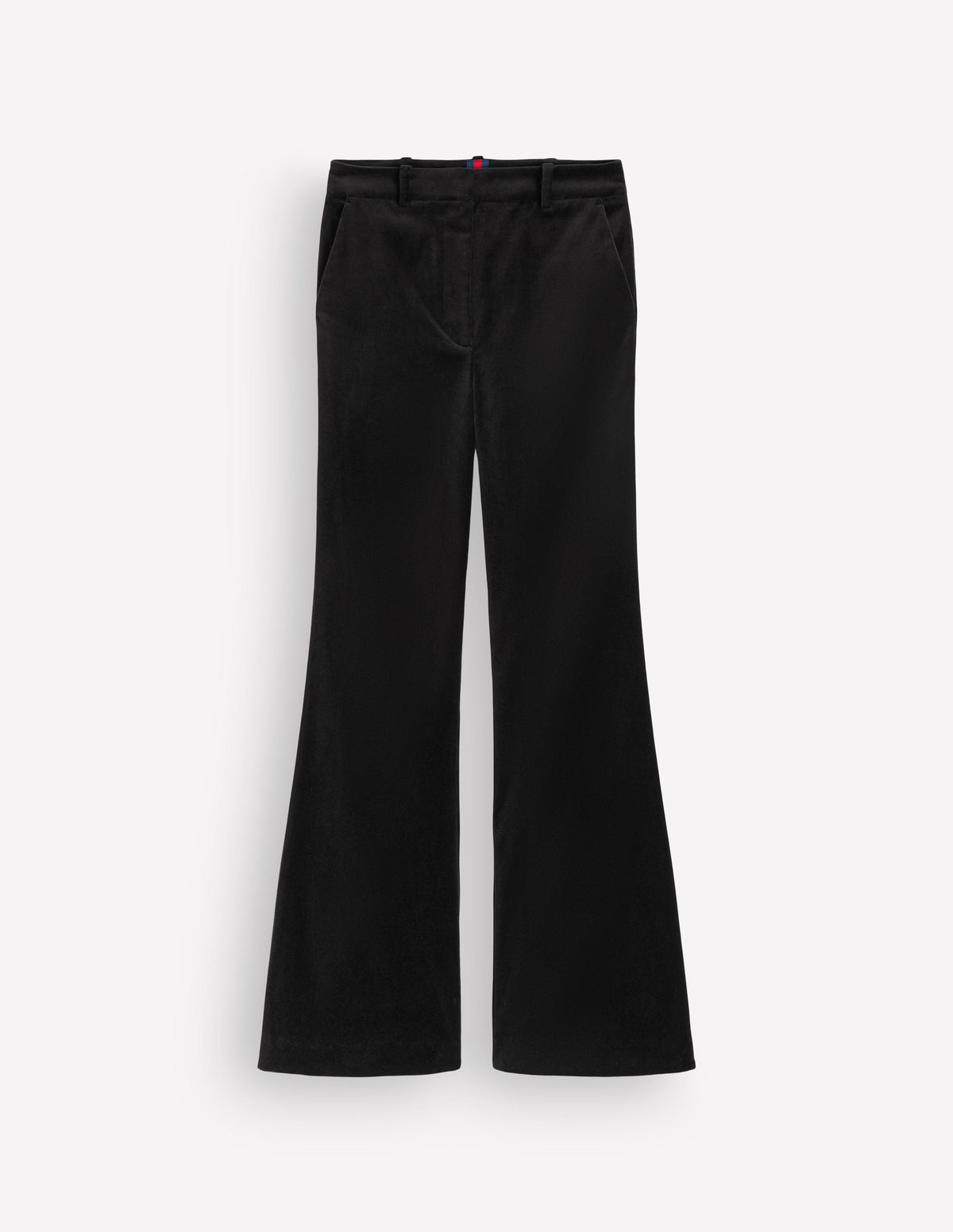 Ausgestellte Samthose-Schwarz - Image 7