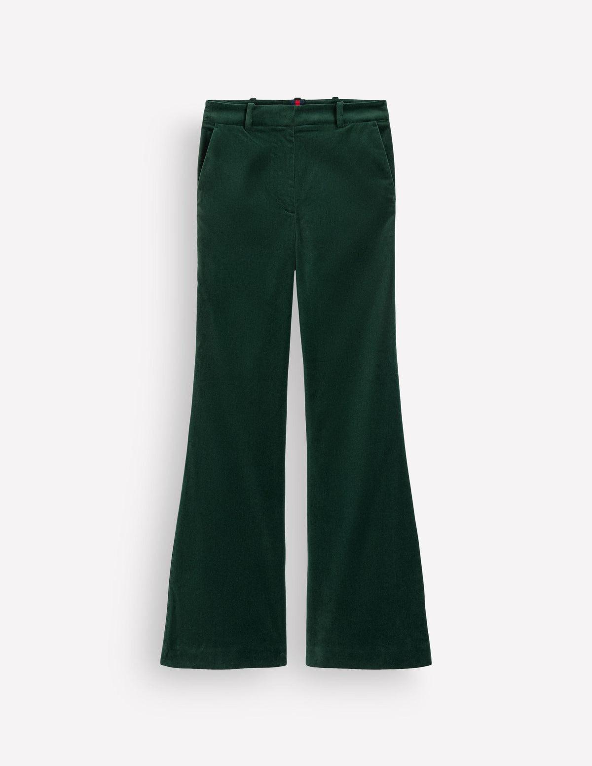 Ausgestellte Samthose-Mitternachtsblau Smaragdgrün-7