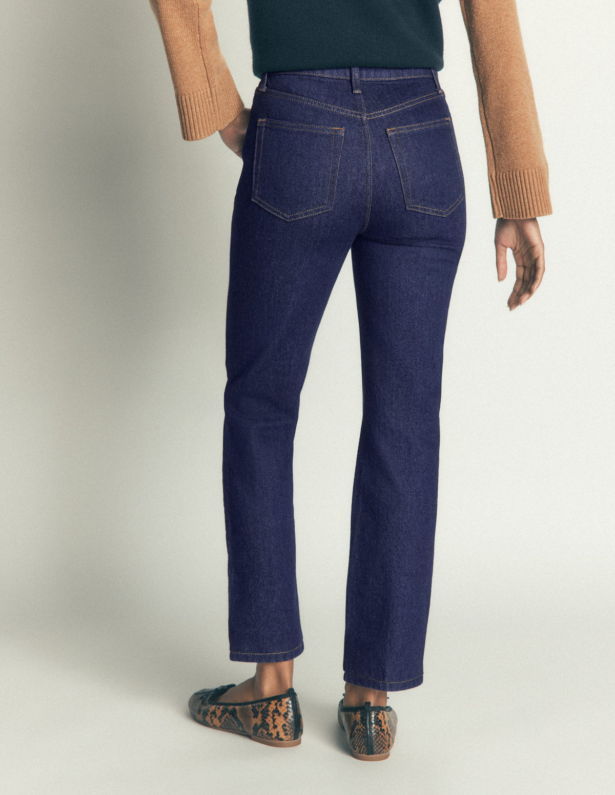 Jean slim taille haute-Indigo - Image 3