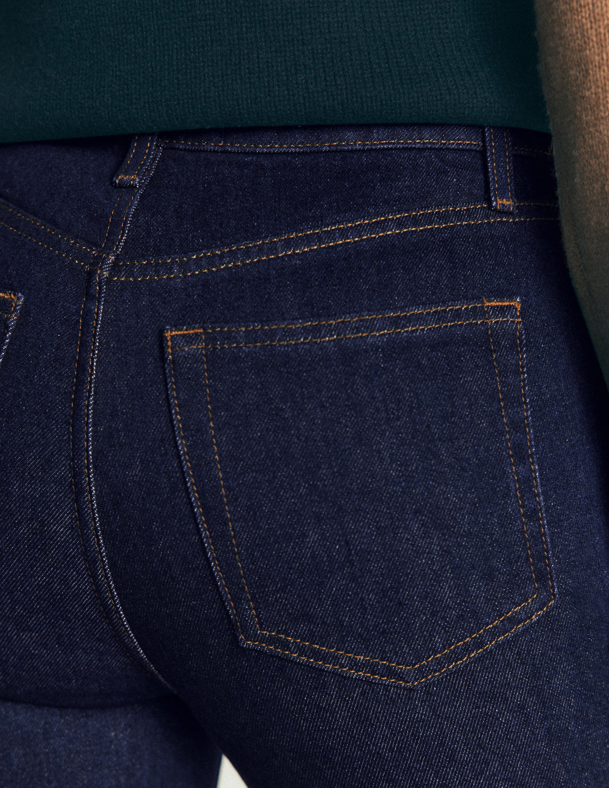 Jean slim taille haute-Indigo-5