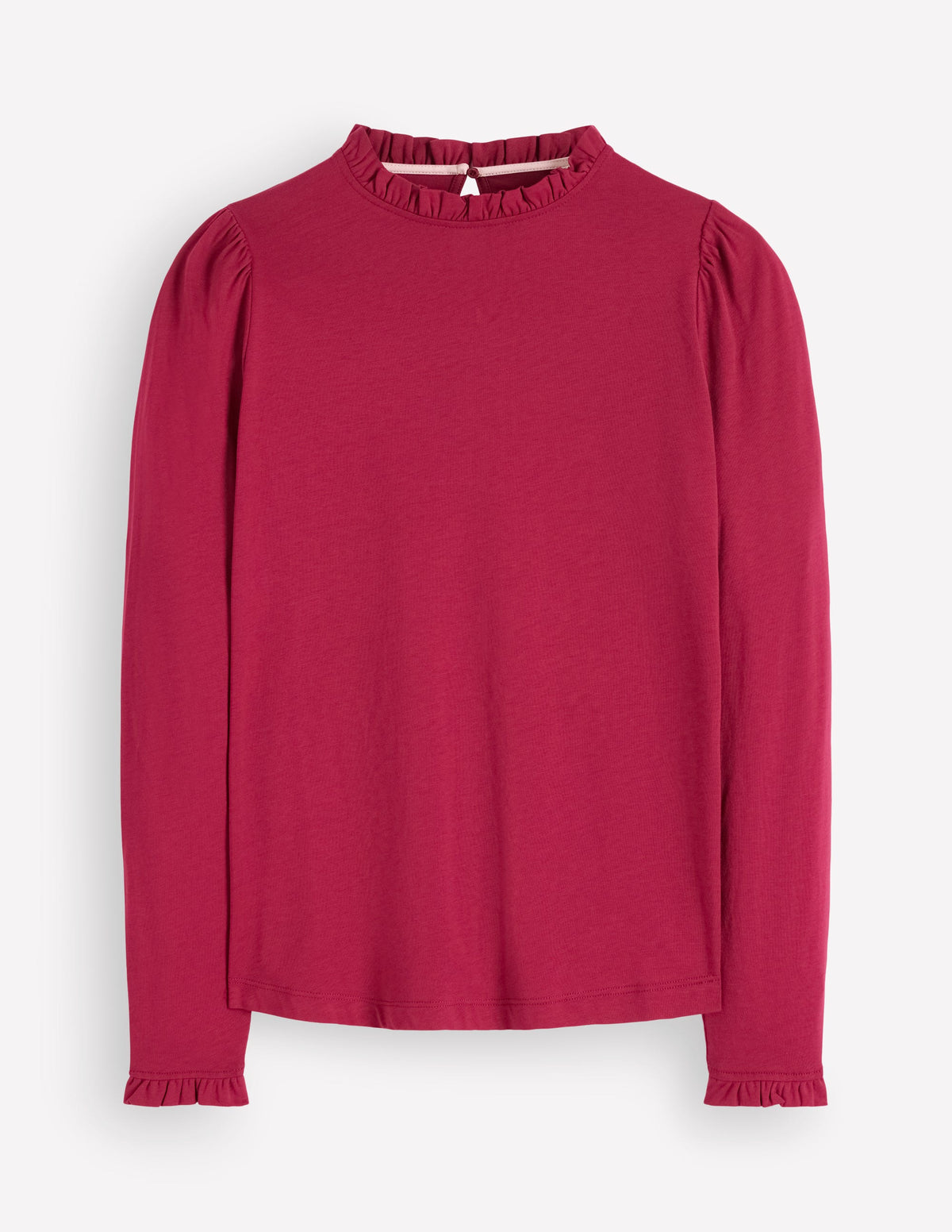 Top volanté ultra-doux-Rouge rubis - Image 5