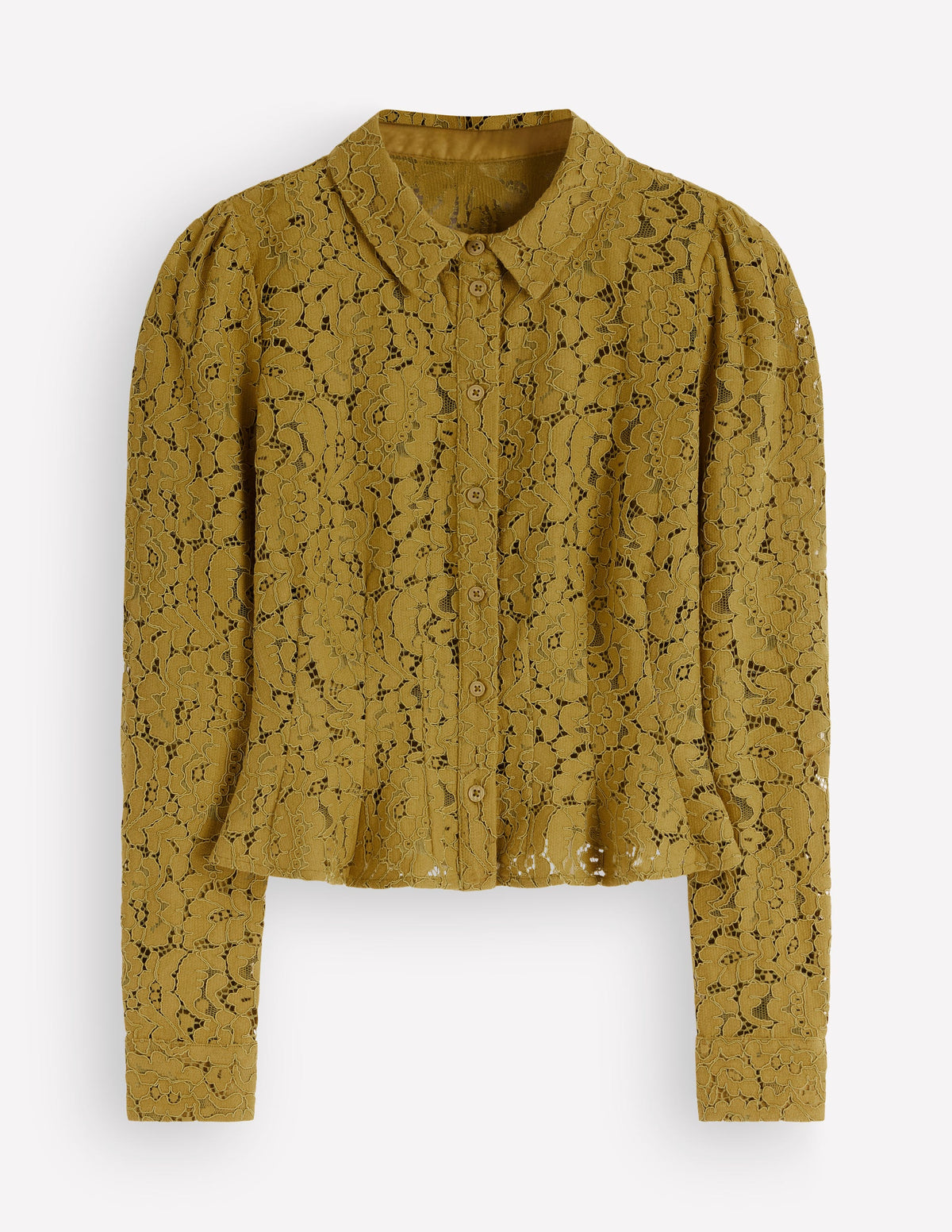 Julia Spitzenhemd mit Abnähern-Olive-6