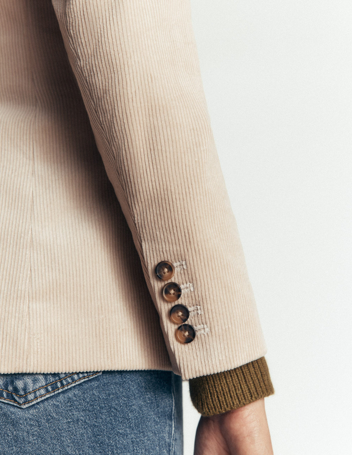 Stamford Cordblazer-Milchkaffee - Image 6