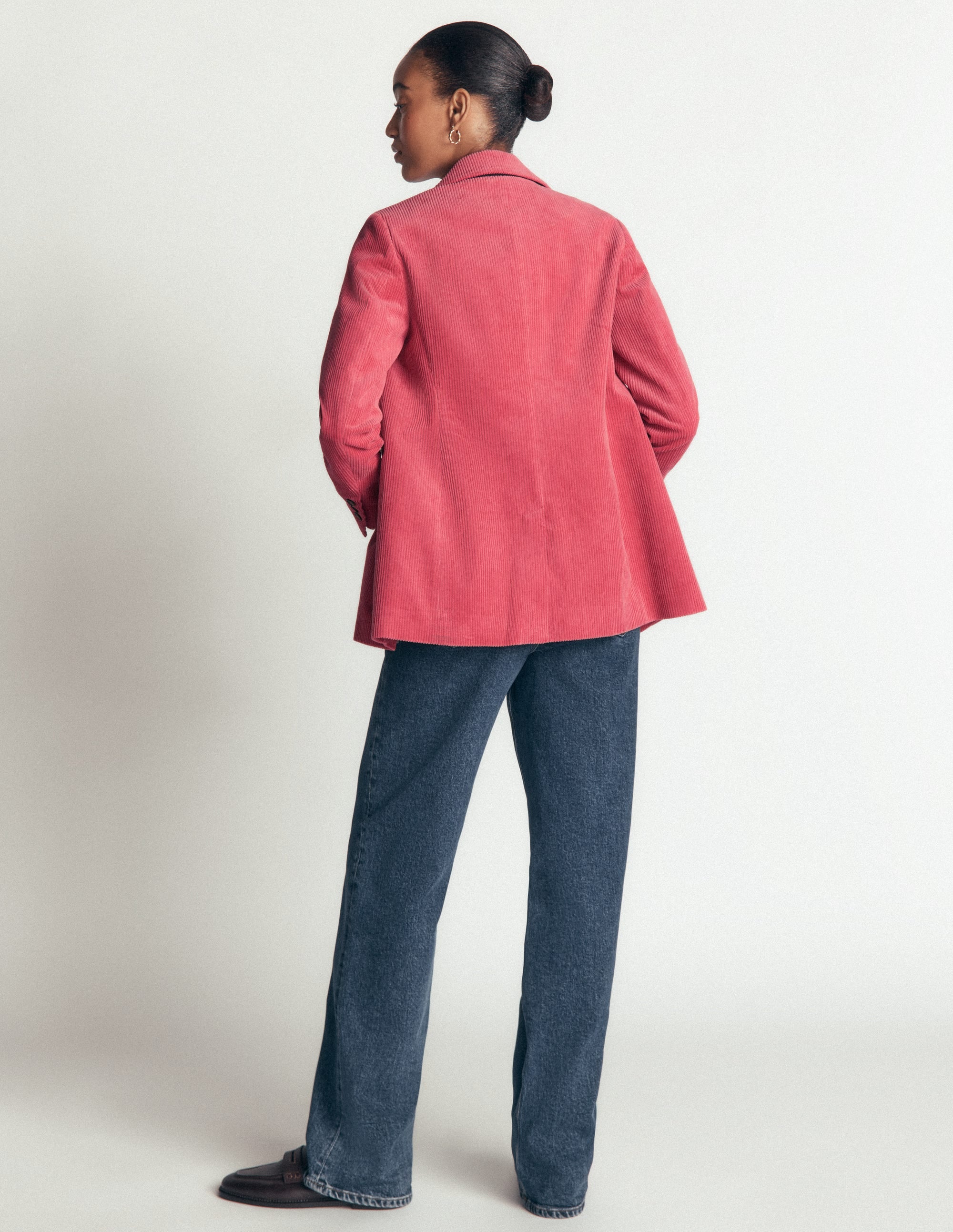 Woodbridge Cord-Blazer-Kirschrot - Image 4